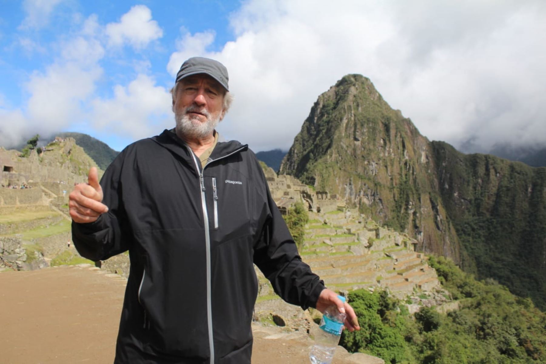 Robert de Niro quedó maravillado con la ciudadela inca de Machu Picchu en su visita hace dos años. ANDINA/Percy Hurtado Santillán