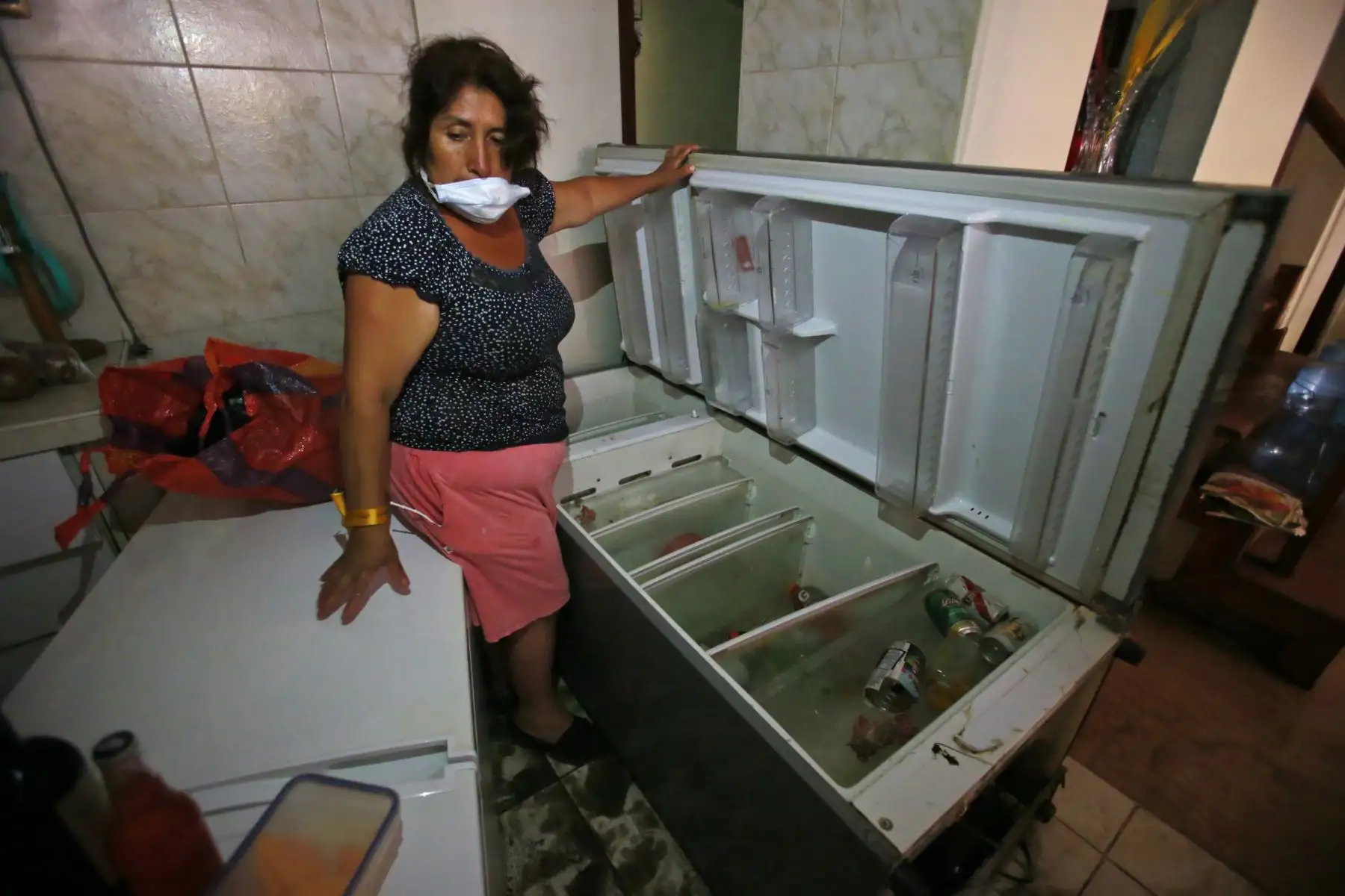 Continúan las labores de limpieza en la zona del aniego en San Juan de Lurigancho. Foto: ANDINA/Nathalie Sayago