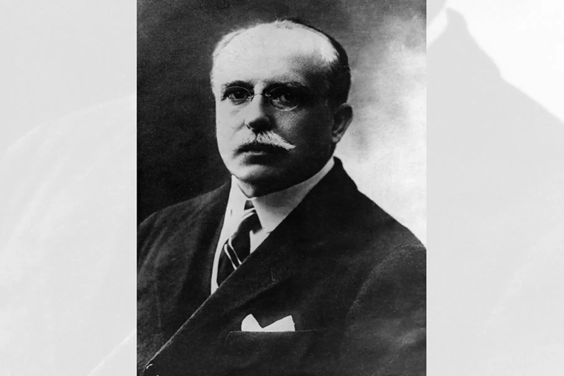 Lima - 1915 / José Pardo, presidente de la República que firmó el decreto de las 8 horas laborales en el Perú. Foto: ANDINA/archivo