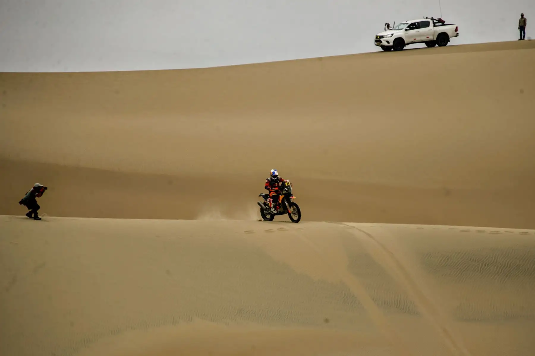 Dakar 2019: octava etapa une San Juan de Marcona y Pisco. Foto: ANDINA/Luis Iparraguirre