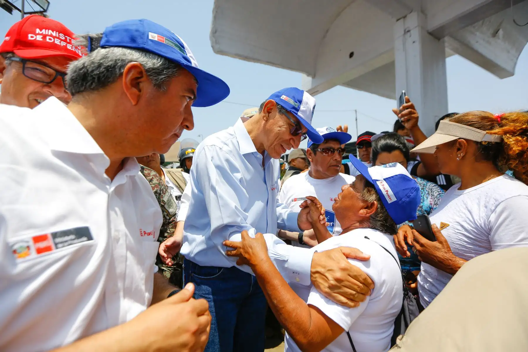 Jefe de Estado supervisa el desarrollo de la jornada de educación y sensibilización ambiental “Playas Limpias 2019" en el Balneario de Pucusana. Foto: ANDINA/Prensa Presidencia