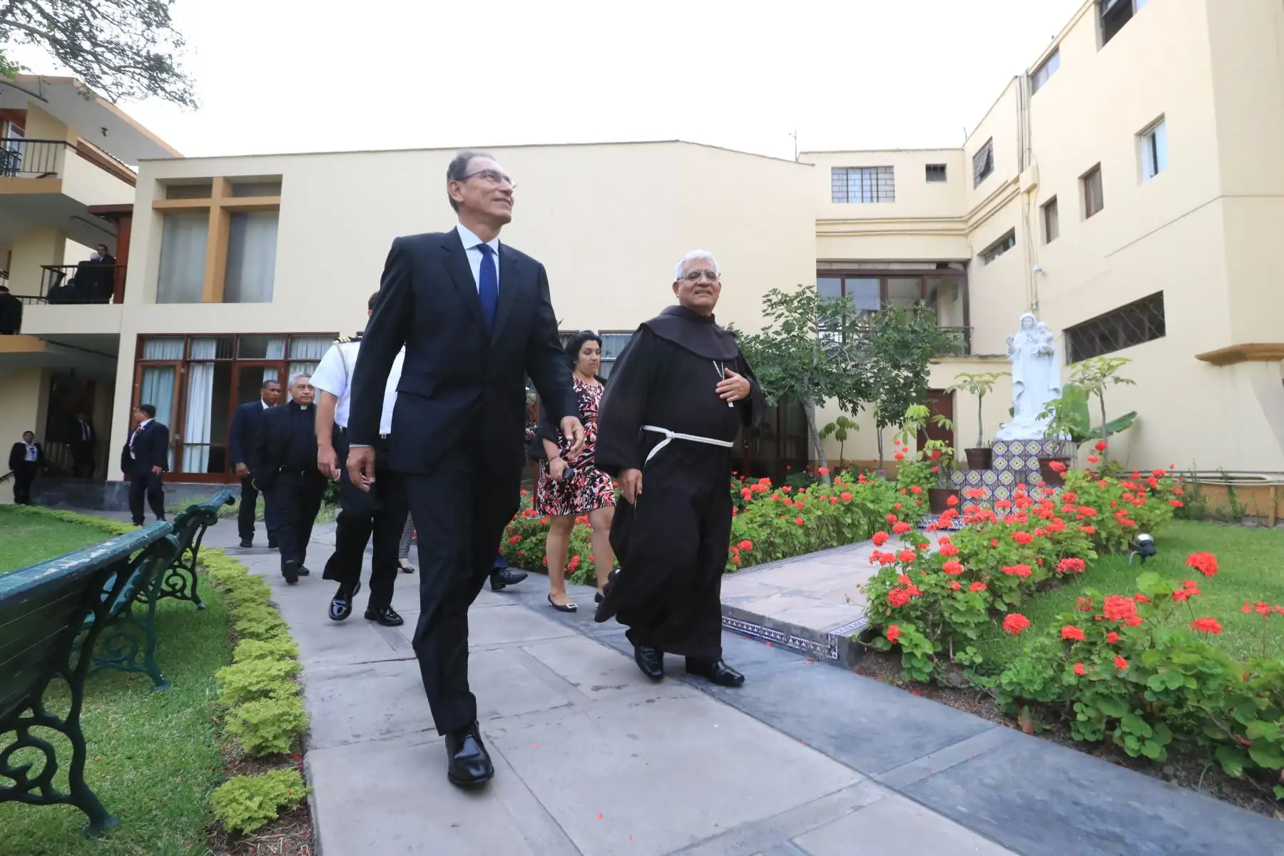 Presidente Vizcarra sostiene un encuentro con los obispos miembros de la Conferencia Episcopal Peruana. Foto: ANDINA/Prensa Presidencia
