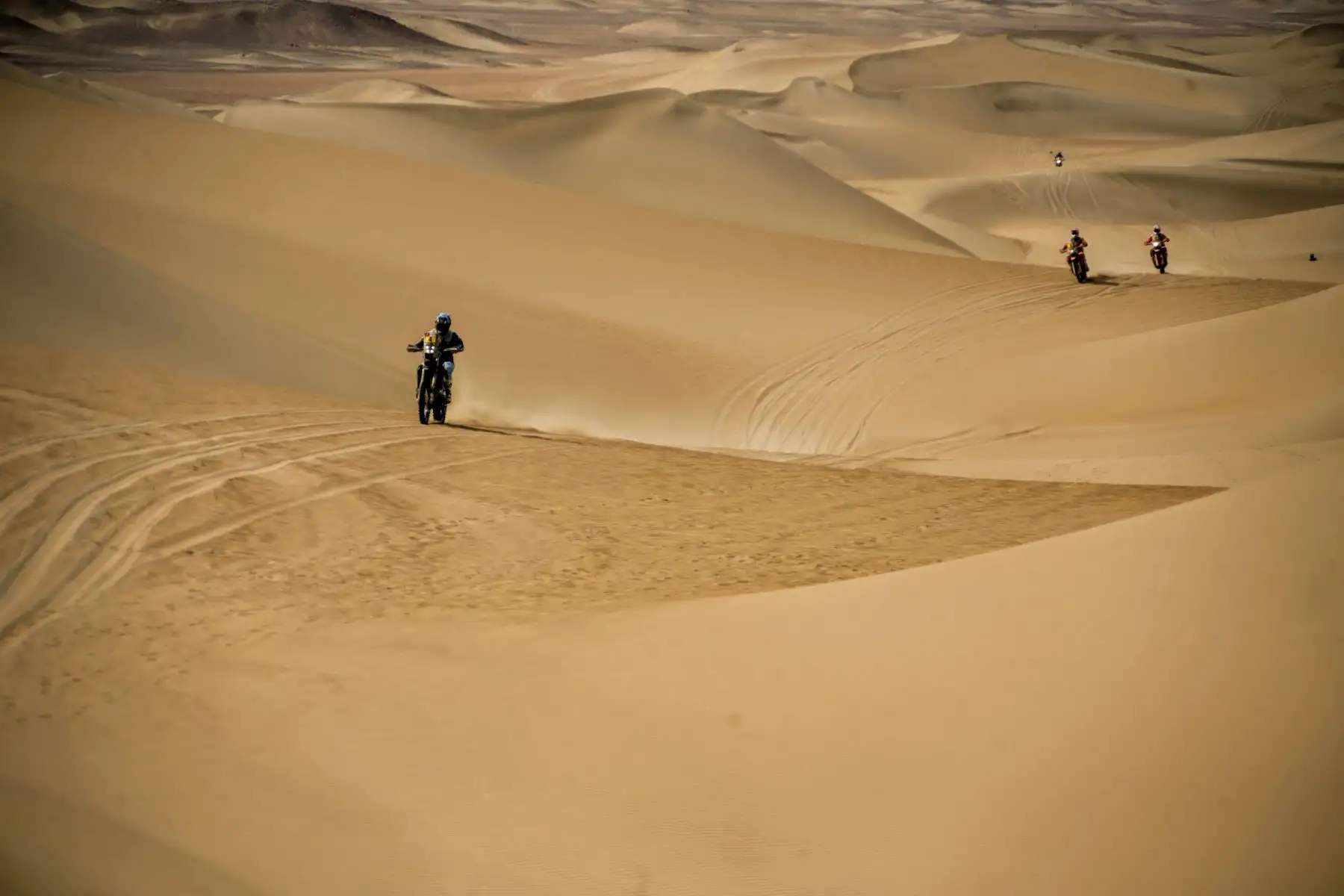 Dakar 2019: novena etapa partida y llegada en Pisco. Foto: ANDINA/Luis Iparraguirre