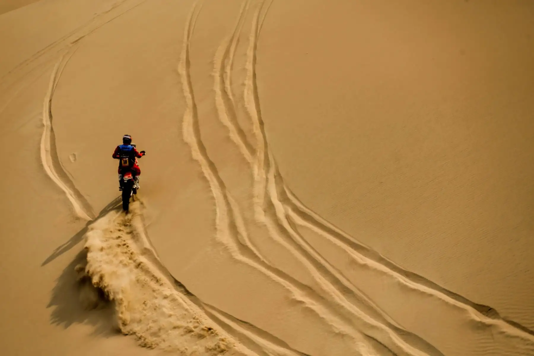 Dakar 2019: novena etapa partida y llegada en Pisco. Foto: ANDINA/Luis Iparraguirre