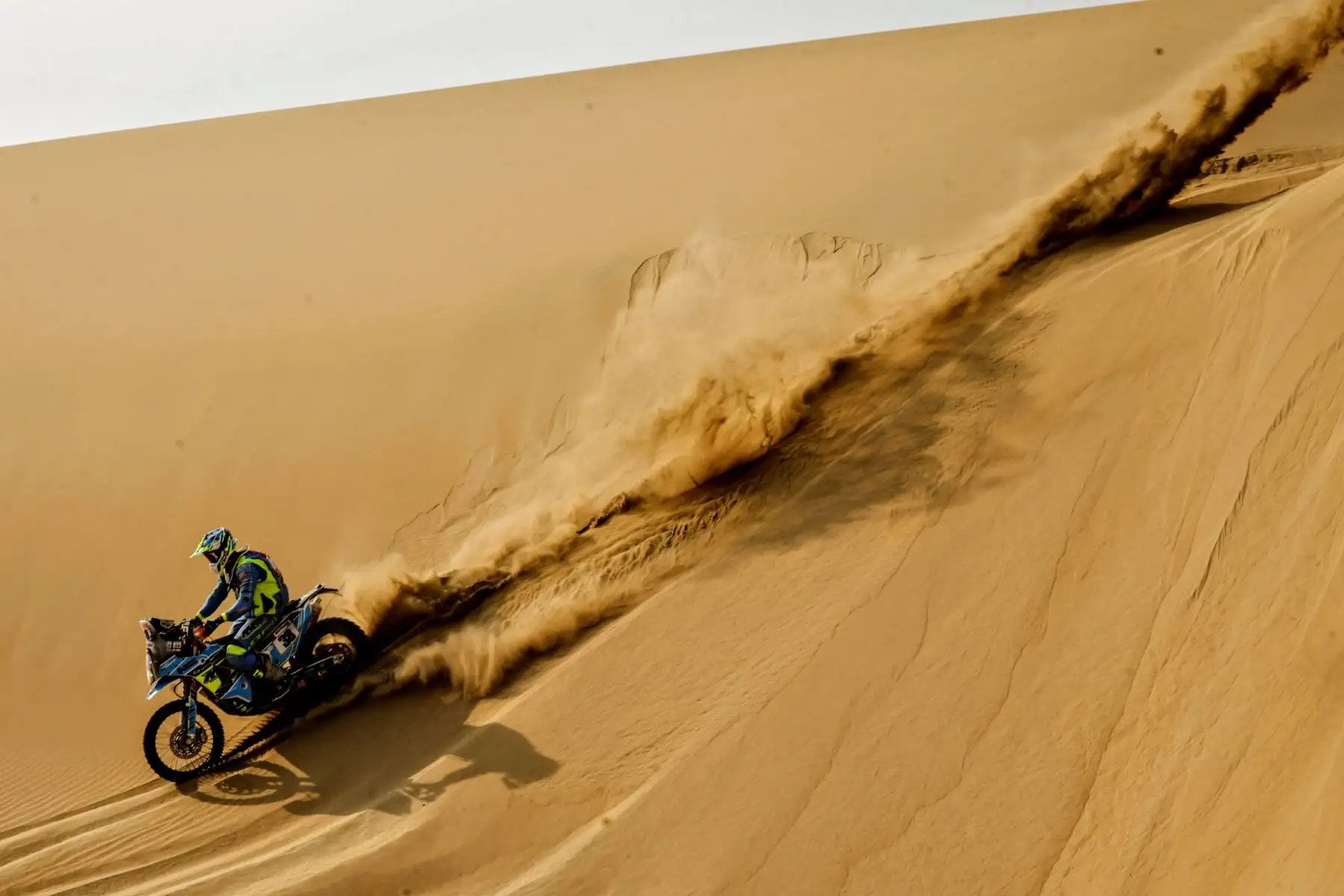 Dakar 2019: novena etapa partida y llegada en Pisco. Foto: ANDINA/Luis Iparraguirre