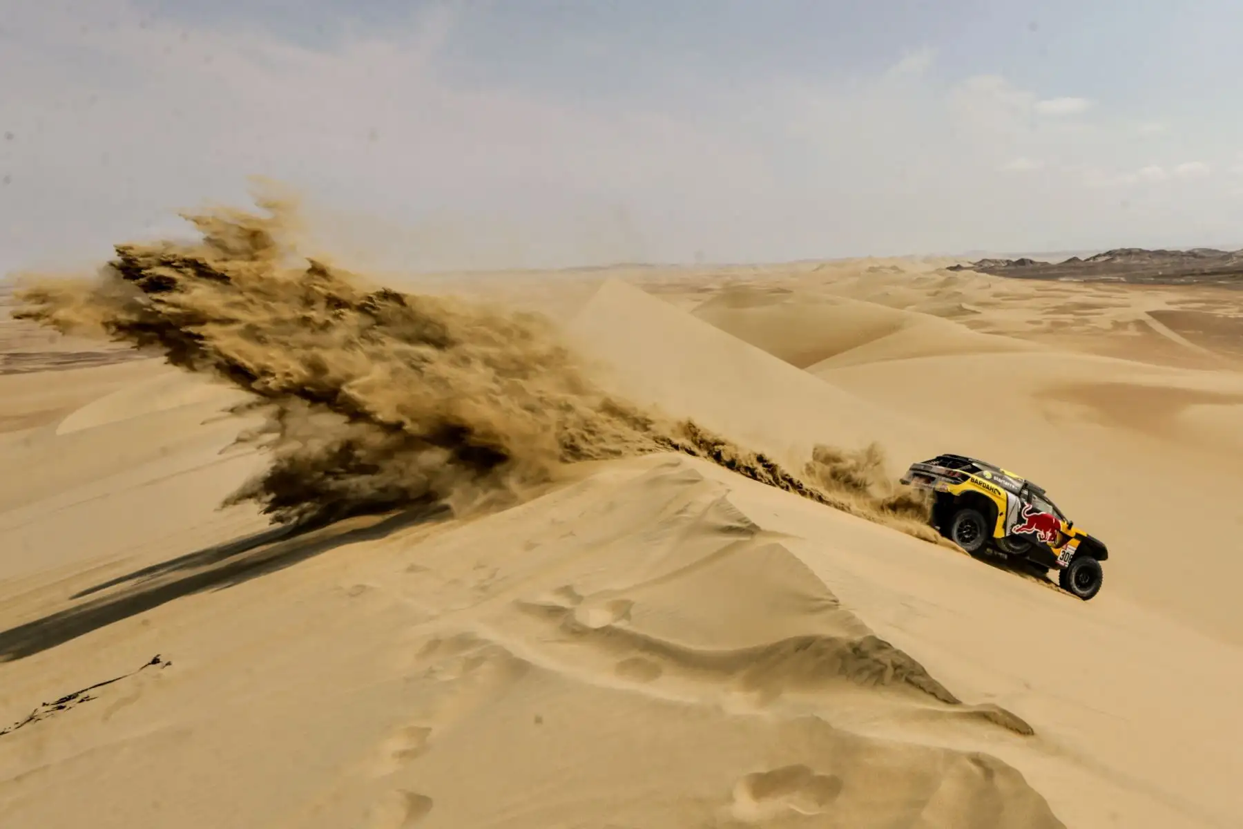 Dakar 2019: novena etapa partida y llegada en Pisco. Foto: ANDINA/Luis Iparraguirre