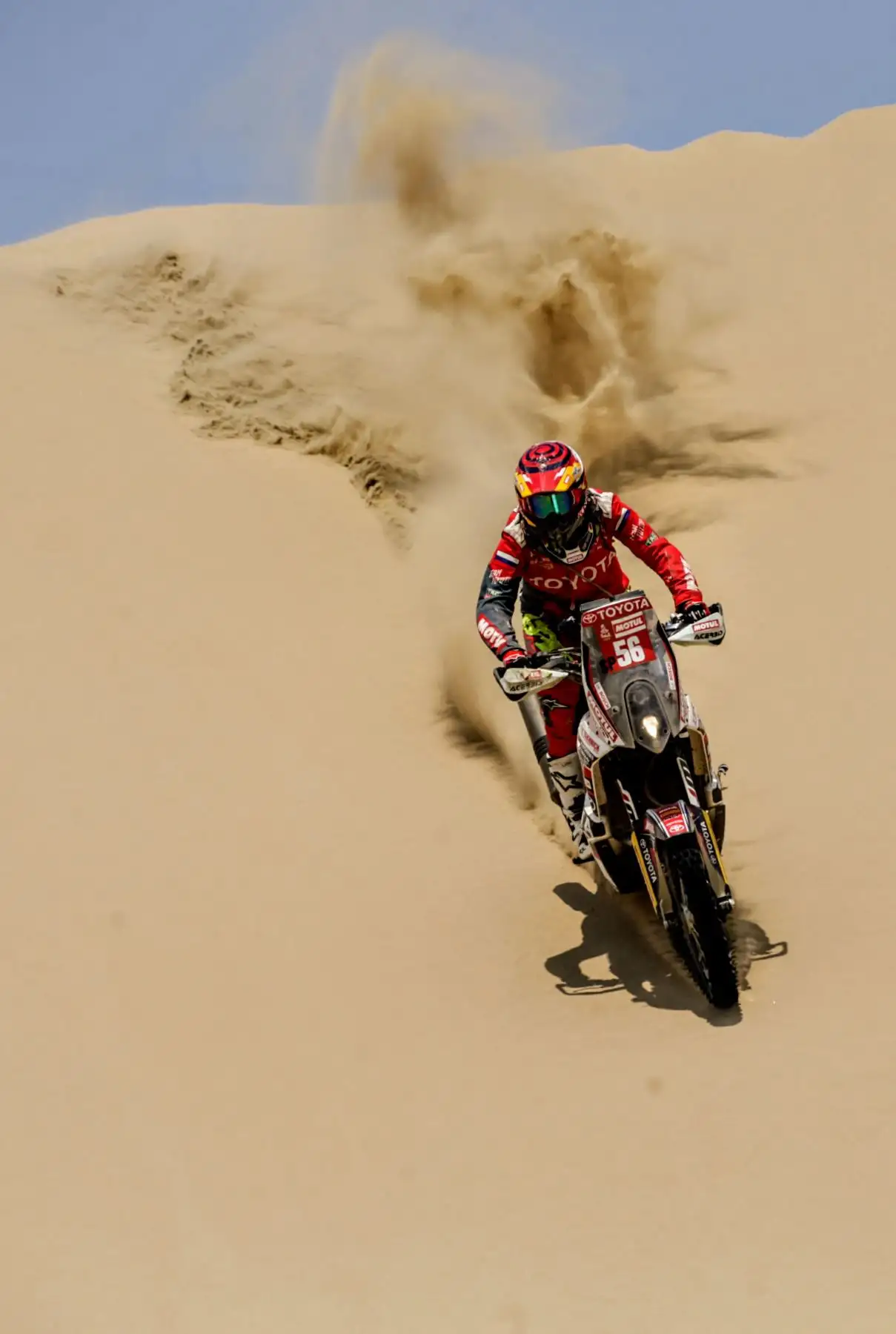 Dakar 2019: novena etapa partida y llegada en Pisco. Foto: ANDINA/Luis Iparraguirre