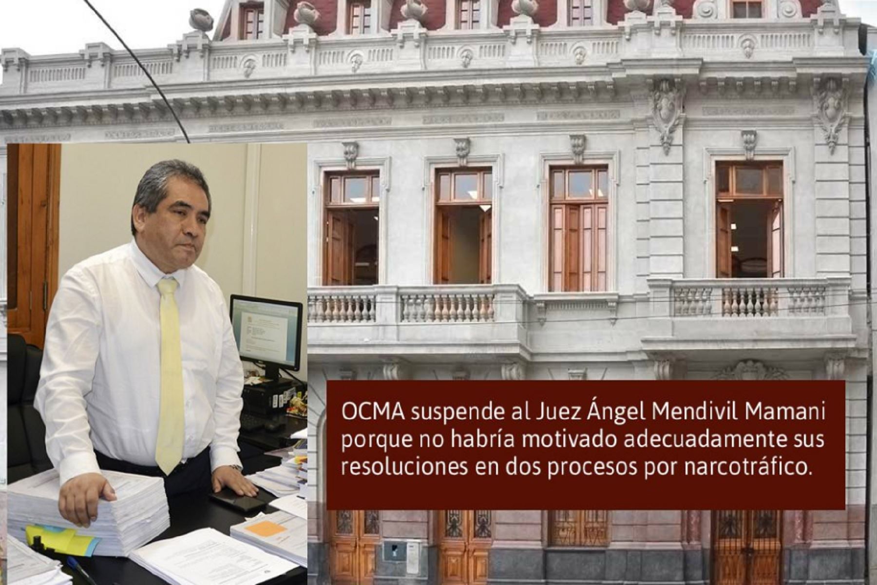 Ocma suspende a juez Ángel Mendívil