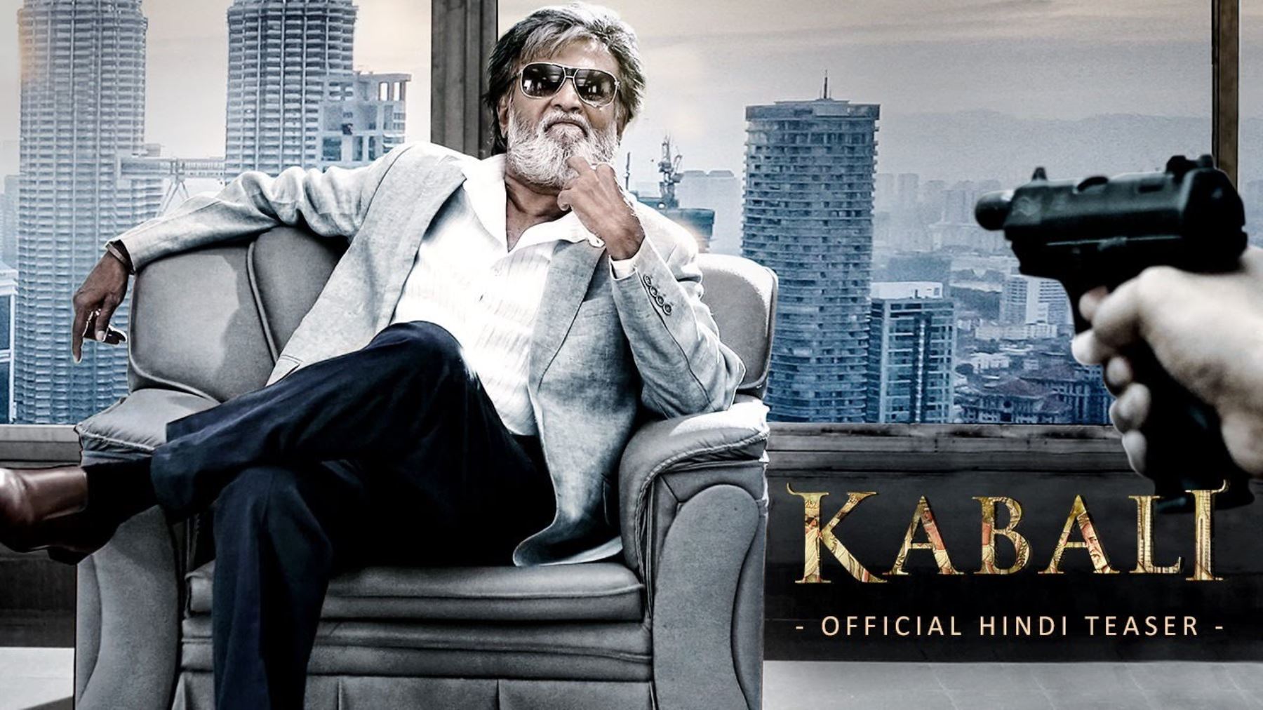 La estrella del cine indio Rajinikanth en una escena de "La venganza de Kabali".