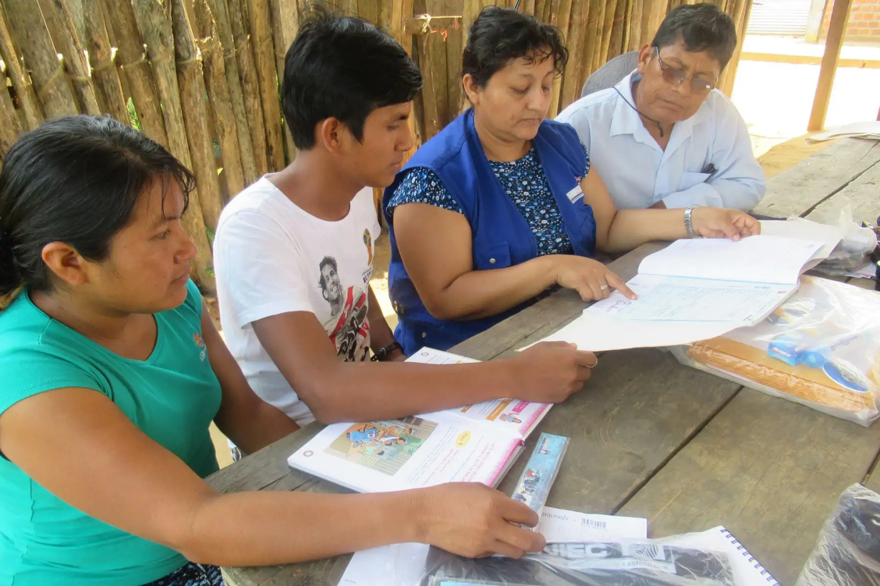 Reniec capacitará a registradores matsés para elaborar actas de nacimiento. ANDINA/Difusión