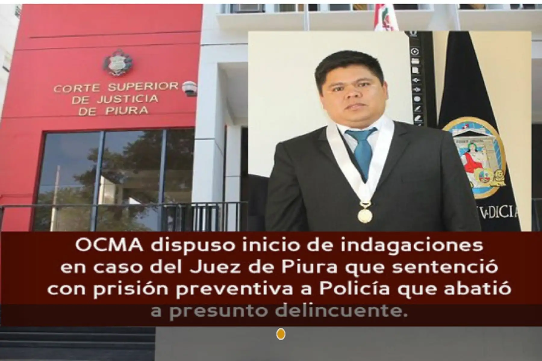 Ocma abre investigación a juez que dictó prisión preventiva a suboficial PNP Yoel Miranda
