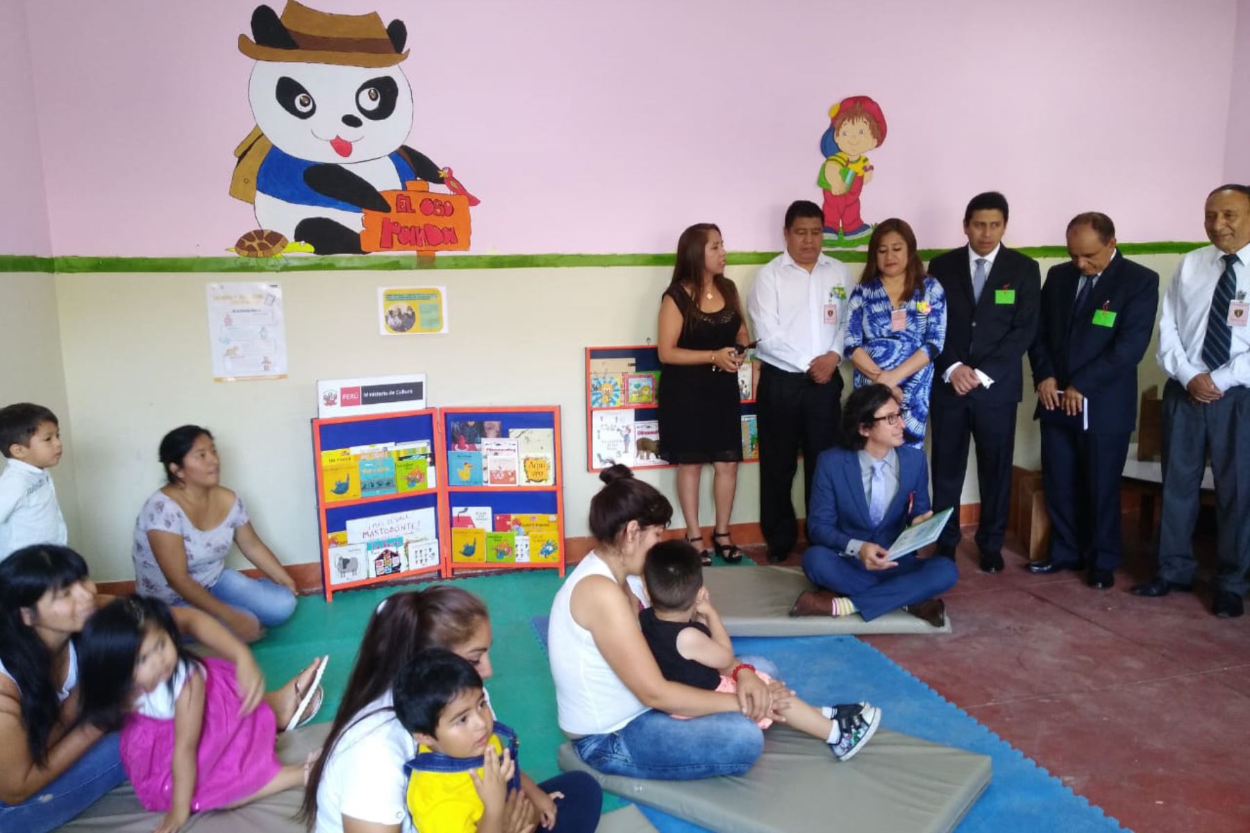 Biblioteca infantil en penal de Mujeres de Chorrillos. Fotos: Inpe