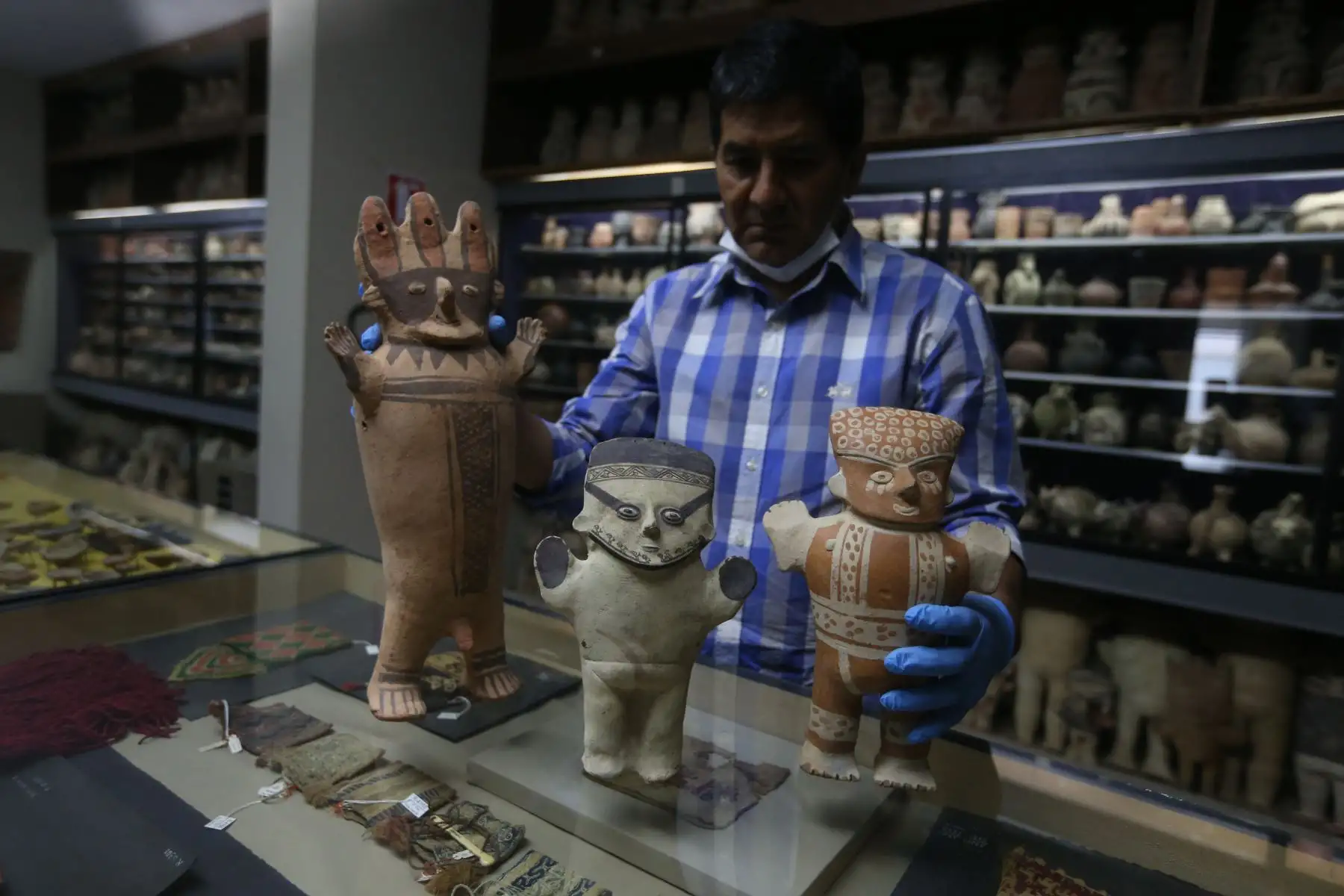 Milco, imagen de los Juegos Panamericanos, se inspira en los “cuchimilcos” de la cultura Chancay. Estos personajes prehispánicos representan parte de una rica tradición.  Foto: ANDINA/Vidal Tarqui
