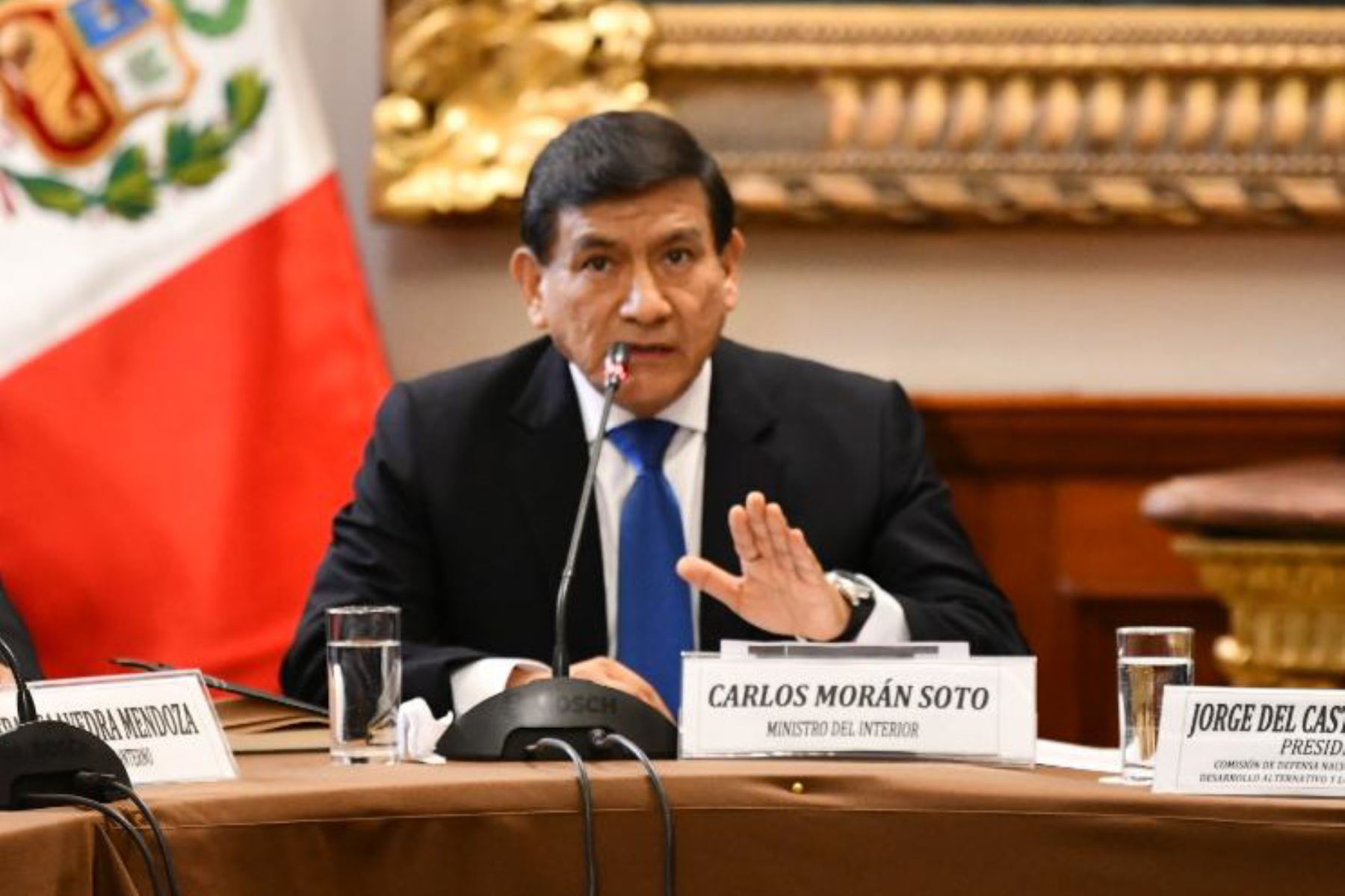 Ministro del Interior, Carlos Morán. Foto: ANDINA/difusión.