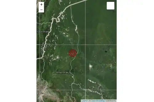 Sismo de magnitud 4.0 remeció hoy la región Amazonas.