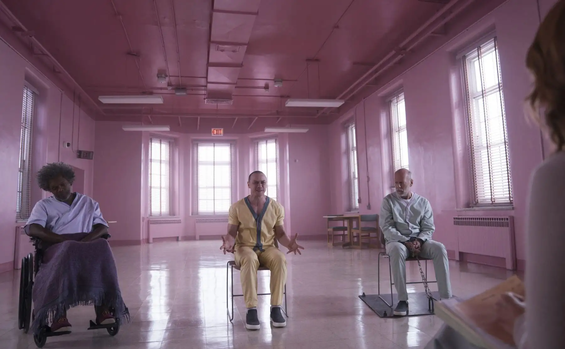 Bruce Willis, Samuel L. Jackson y James McAvoy lideran el reparto de la obra “Glass”. (Foto: EFE)