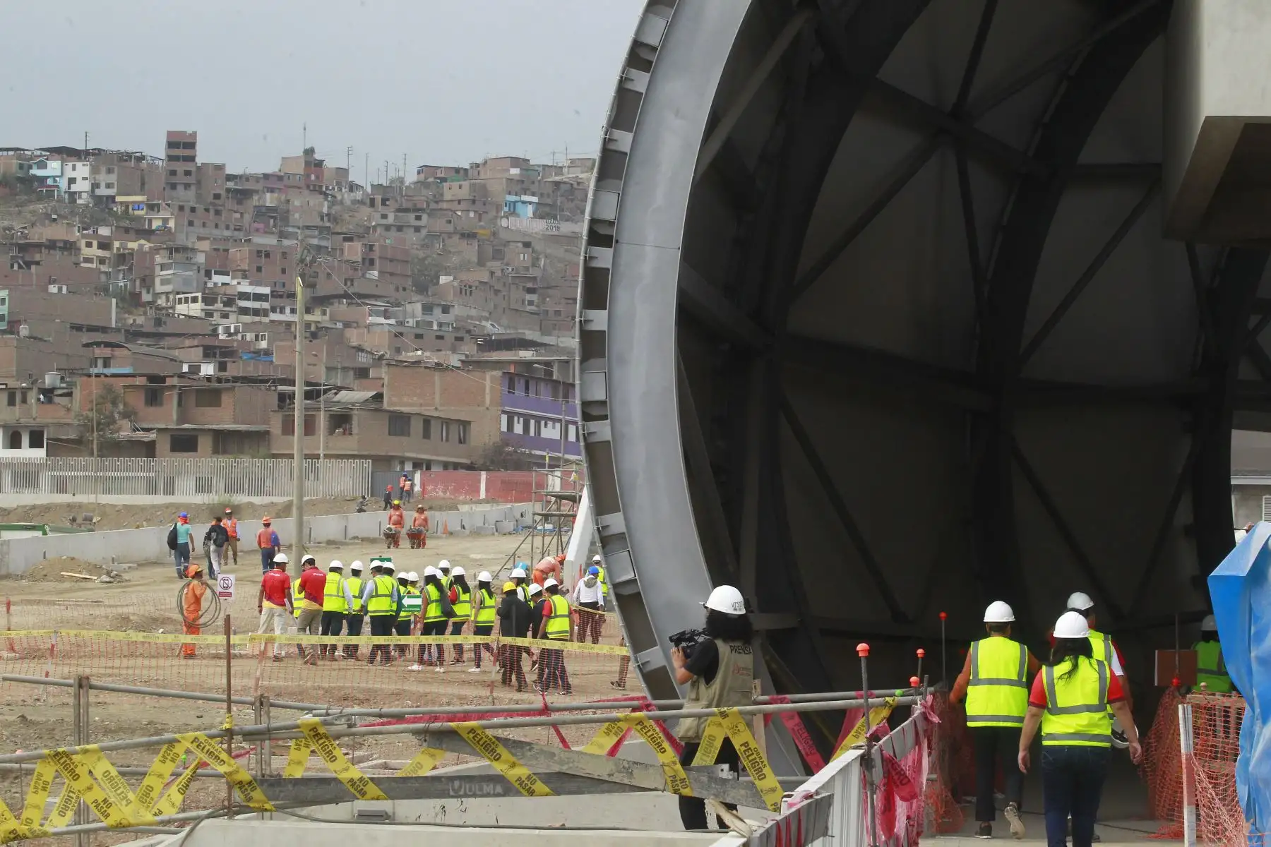 Avances de construcción de sedes para  Juegos Panamericanos Lima 2019 Foto: ANDINA/Eddy Ramos