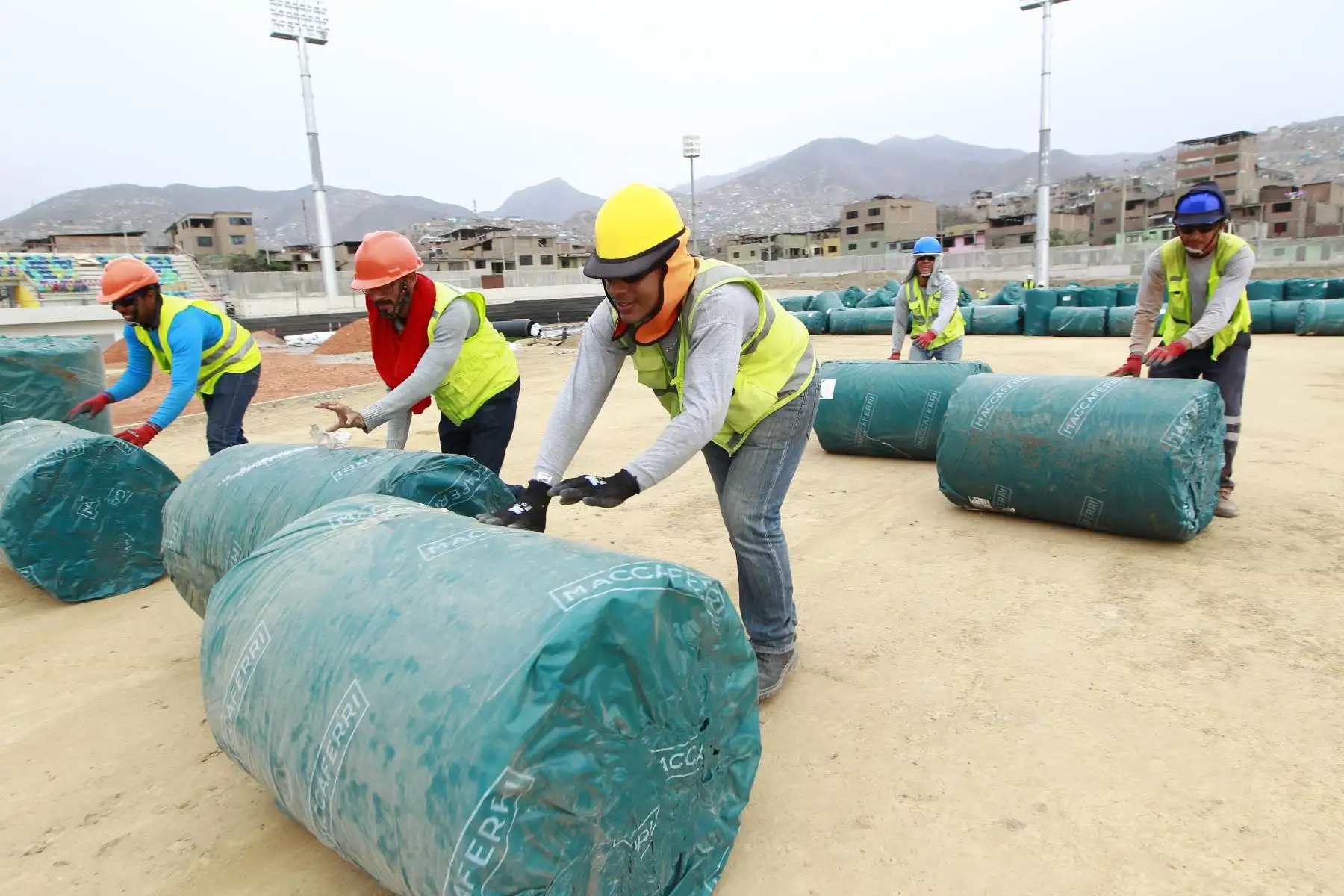 Avances de construcción de sedes para  Juegos Panamericanos Lima 2019 Foto: ANDINA/Eddy Ramos