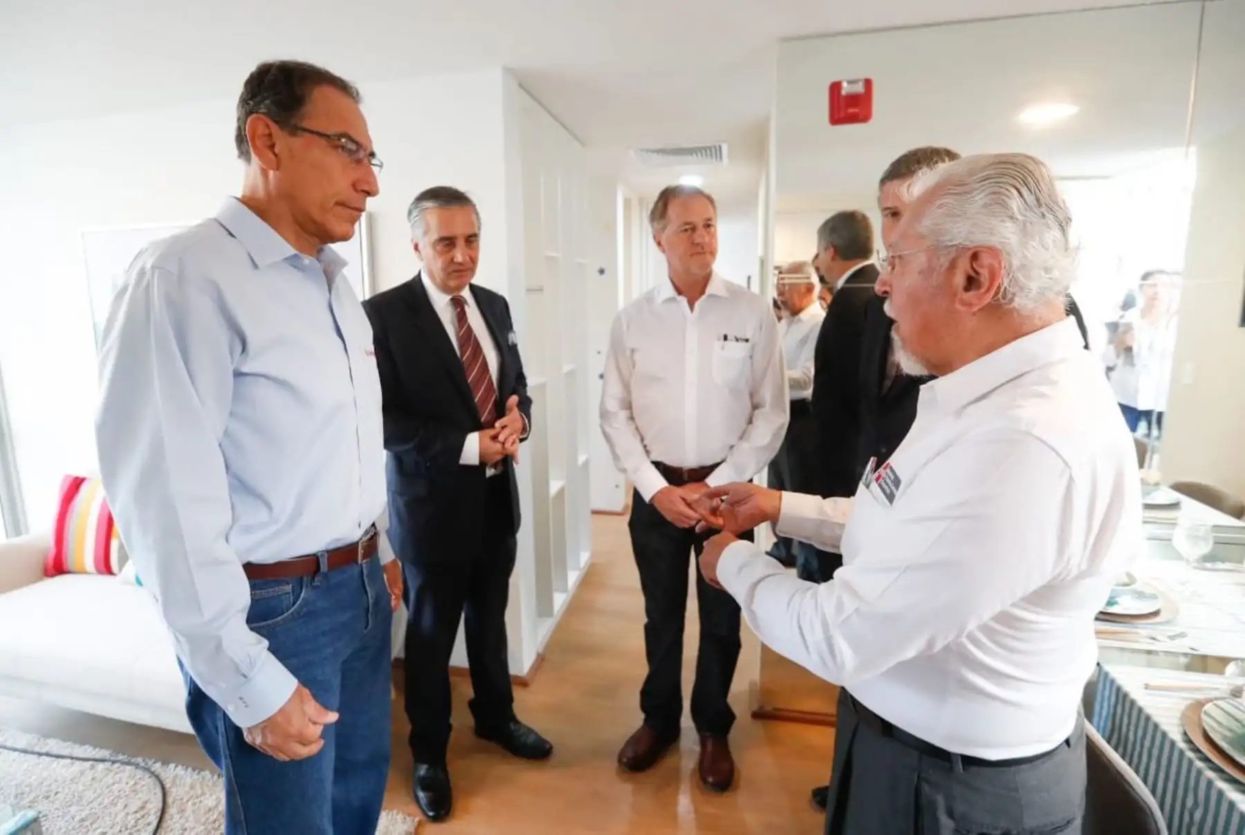 El presidente del República, Martin Vizcarra, junto a ministros de estado, preside lanzamiento del proyecto La Alameda del Rímac, iniciativa que comprende la construcción de 5984 viviendas.Foto: ANDINA/Prensa Presidencia