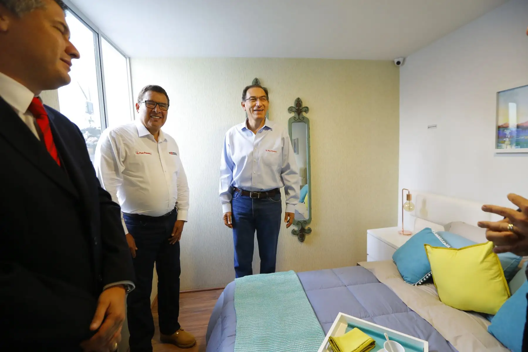 El presidente del República, Martin Vizcarra, junto a ministros de estado, preside lanzamiento del proyecto La Alameda del Rímac, iniciativa que comprende la construcción de 5984 viviendas.Foto: ANDINA/Prensa Presidencia