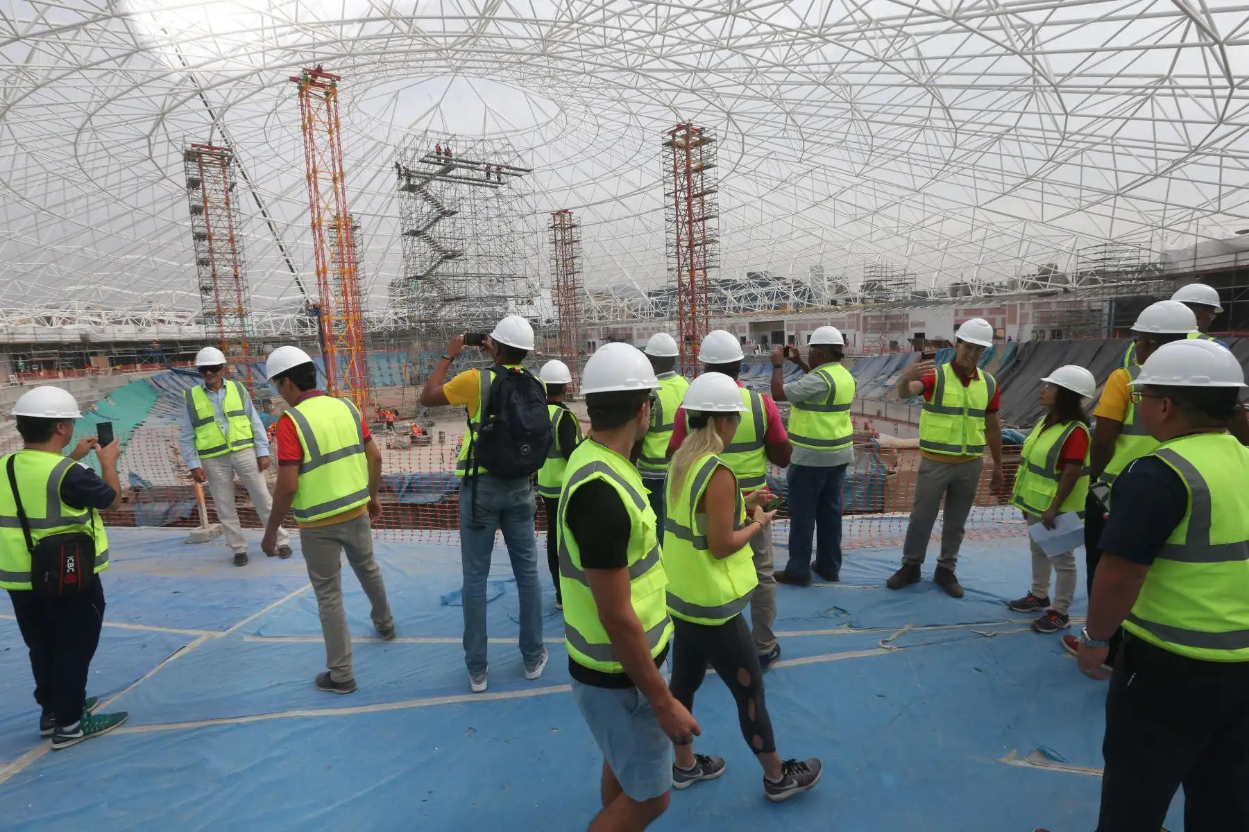 Trabajos en las distintas locaciones de la Videna para los Juegos Panamericanos que se desarrollarán en Lima.Foto: ANDINA/Vidal Tarqui