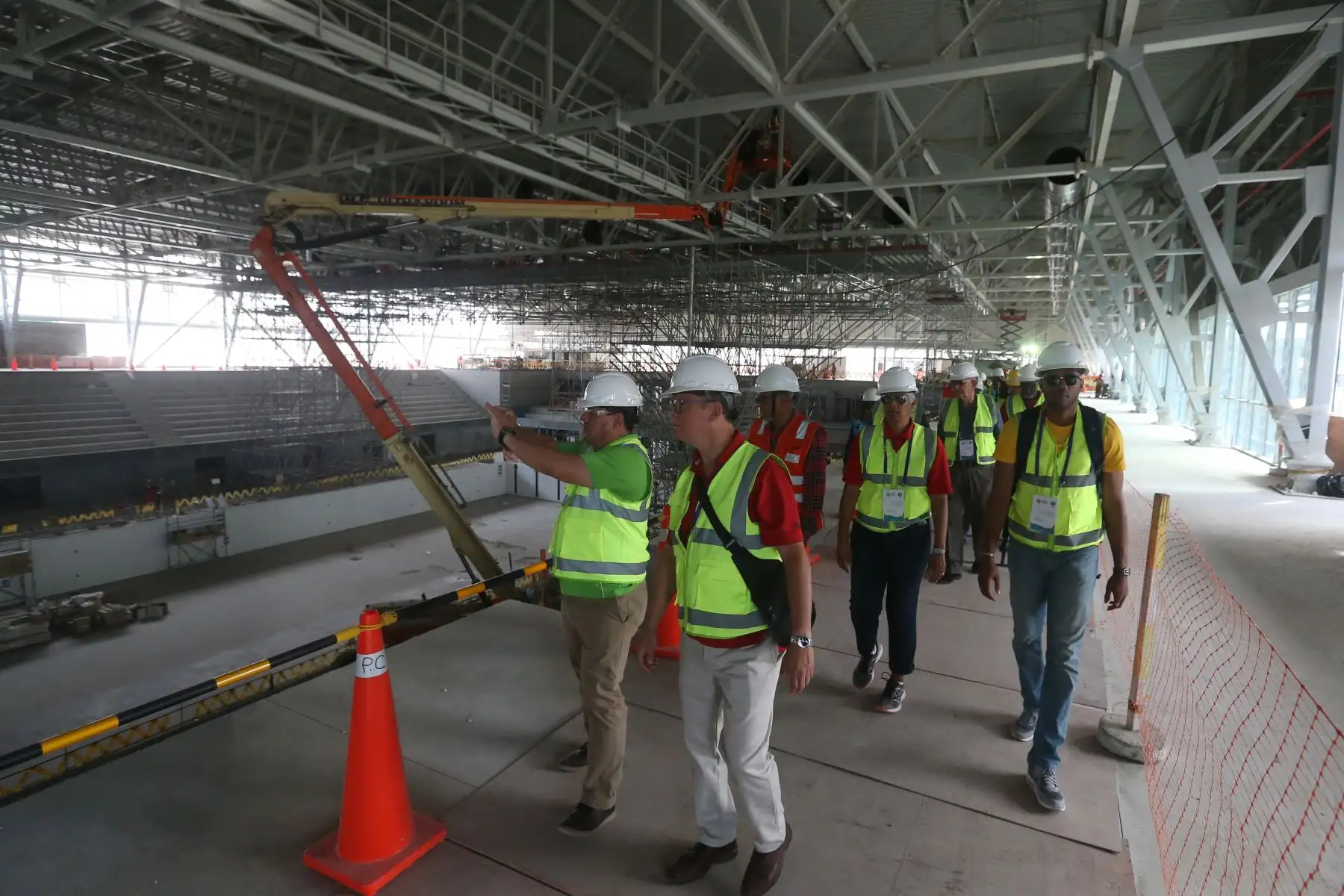 Trabajos en las distintas locaciones de la Videna para los Juegos Panamericanos que se desarrollarán en Lima.Foto: ANDINA/Vidal Tarqui