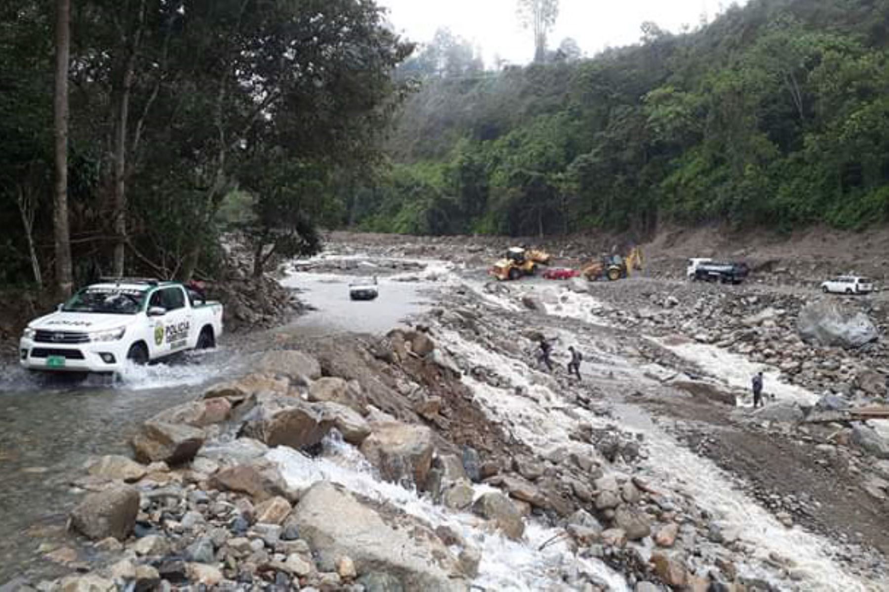 Autoridades de Cusco piden evitar trasladar a turistas por la vía alterna a Machu Picchu afectada por lluvias intensas. ANDINA