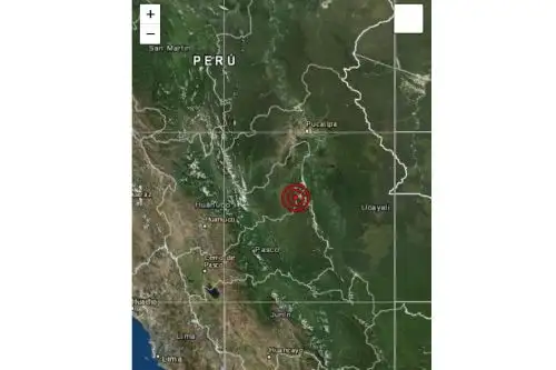 Sismo remeció Puerto Inca, en Huánuco.