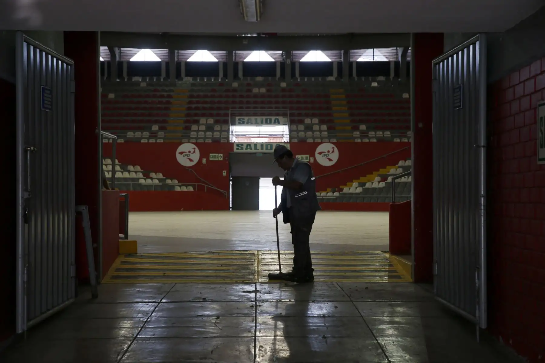 Coliseo Dibós sede de los Panamericanos Lima 2019. Delegaciones de países extranjeros visitan y realizan recorrido en las diversa sedes. Foto: ANDINA/Nathalie Sayago
