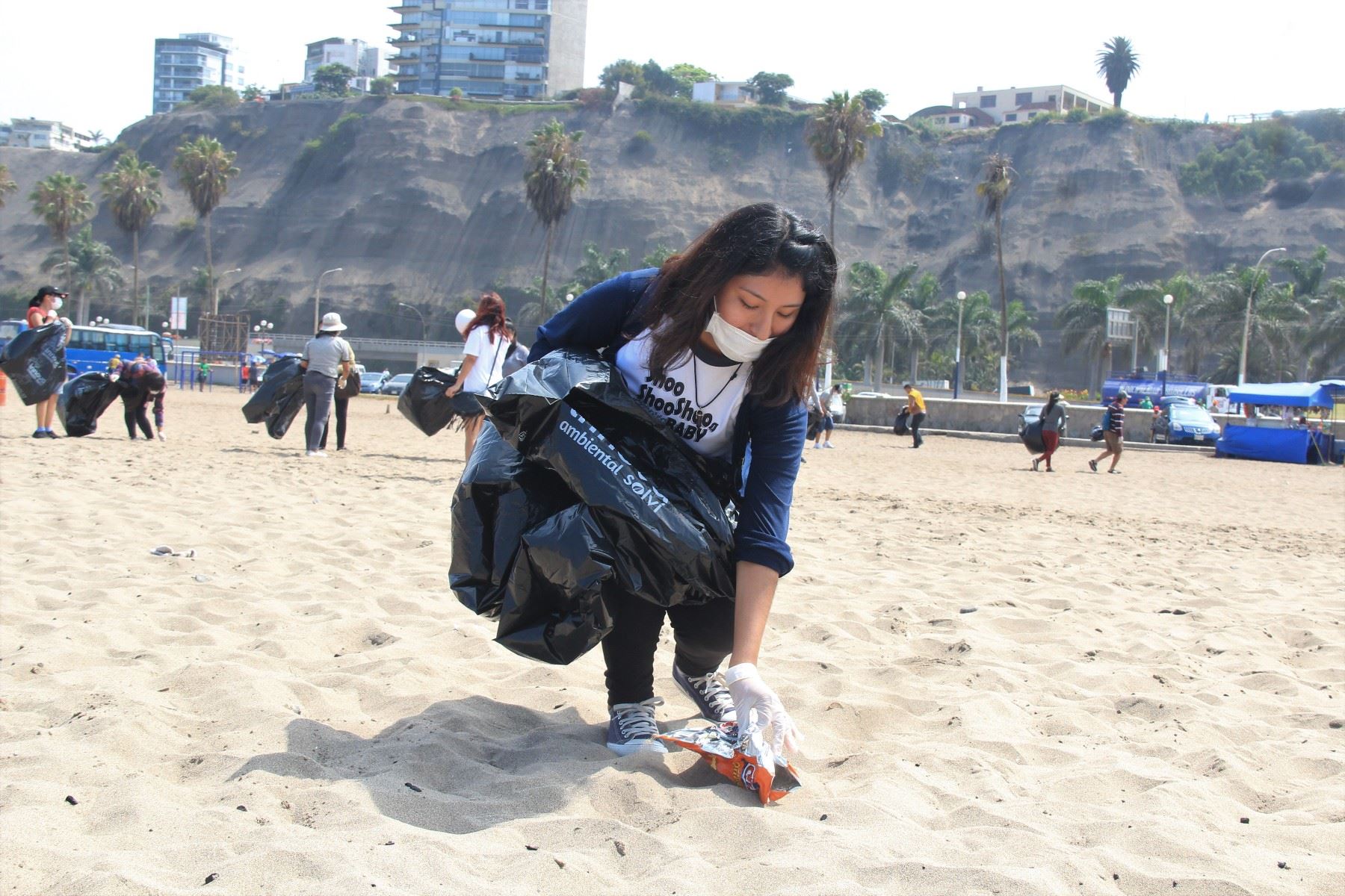 Municipalidad de Lima convoca a voluntarios para limpieza de playas. Foto: ANDINA/Difusión.