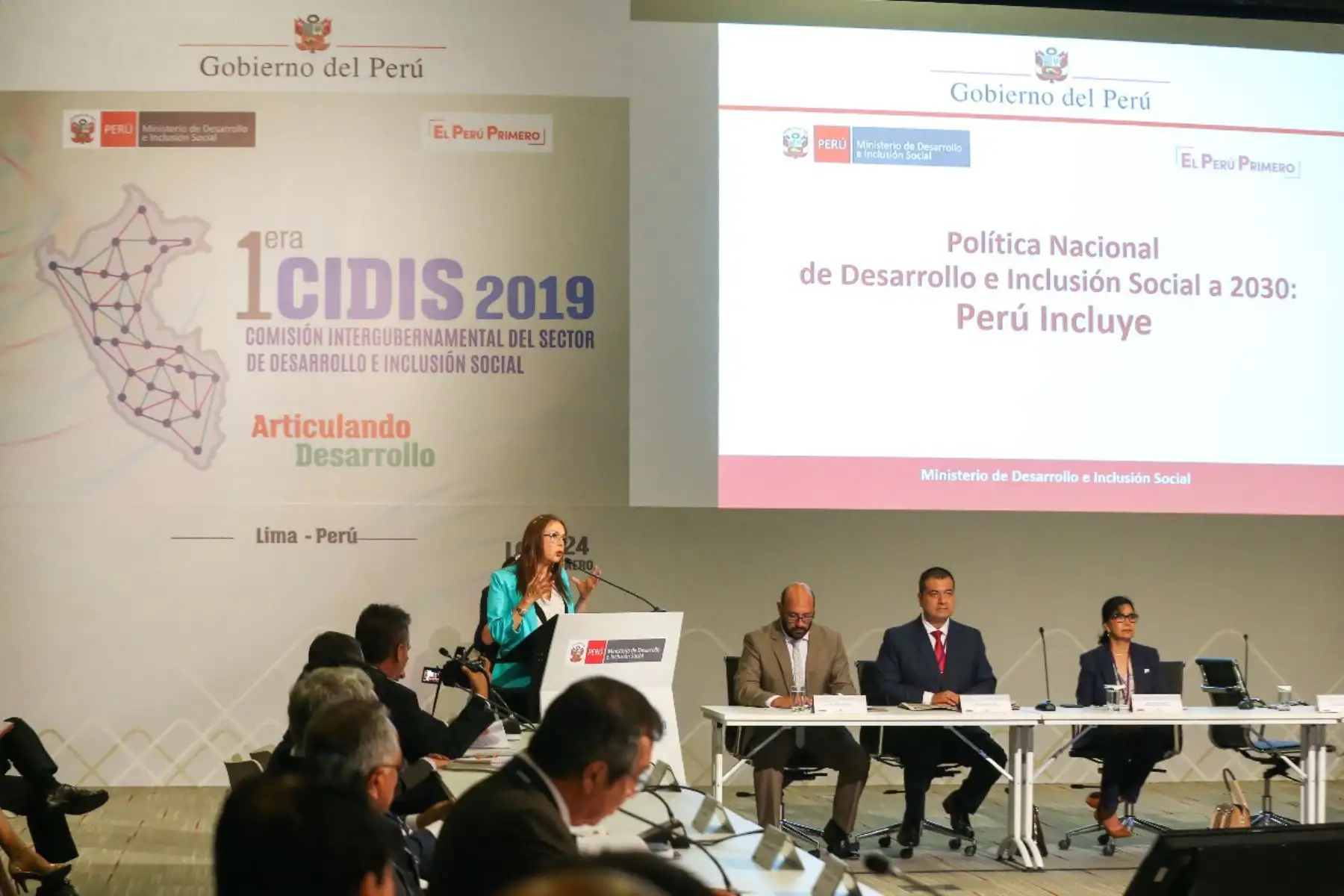 Midis presenta nueva Política Nacional por el Desarrollo e Inclusión Social. ANDINA/Difusión