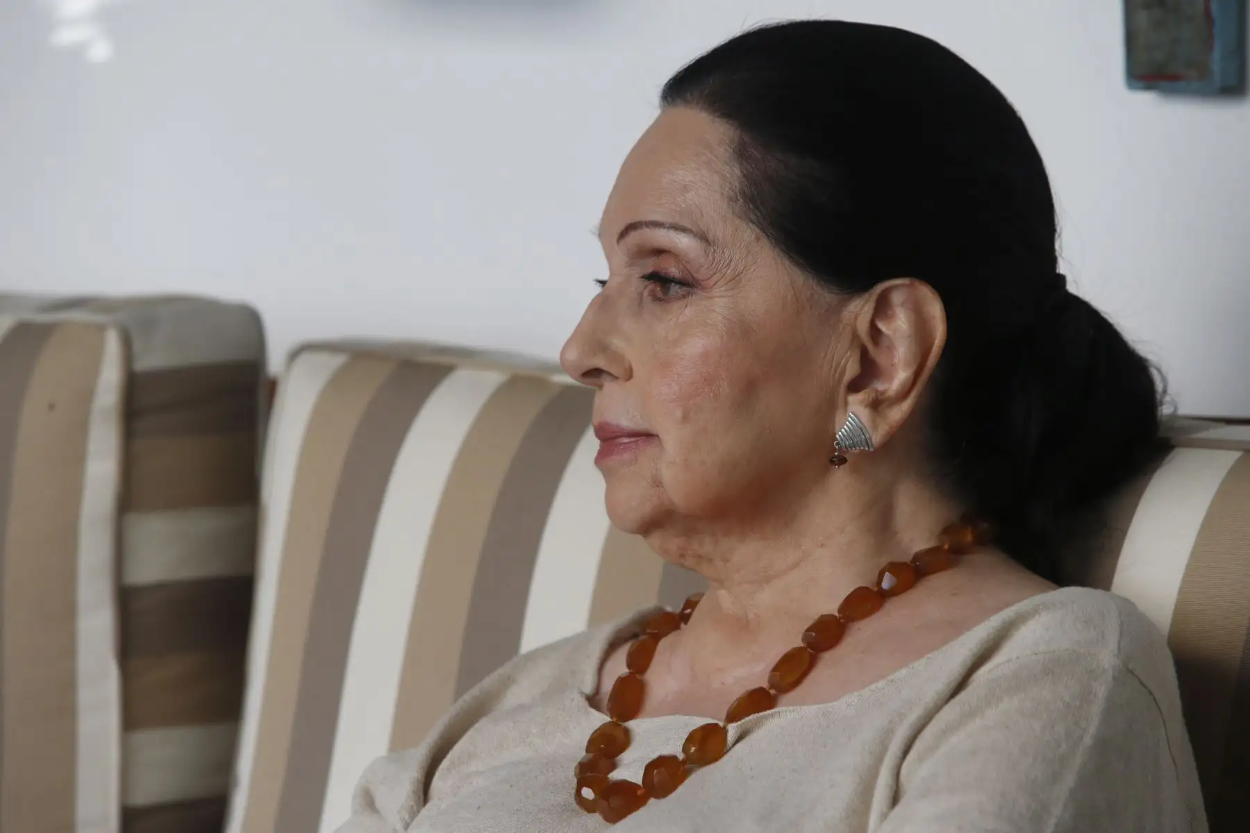 Fotografia de Archivo. Entrevista Alicia Maguiña. Intérprete y compositora peruana presenta su libro "Mi vida entre cantos".