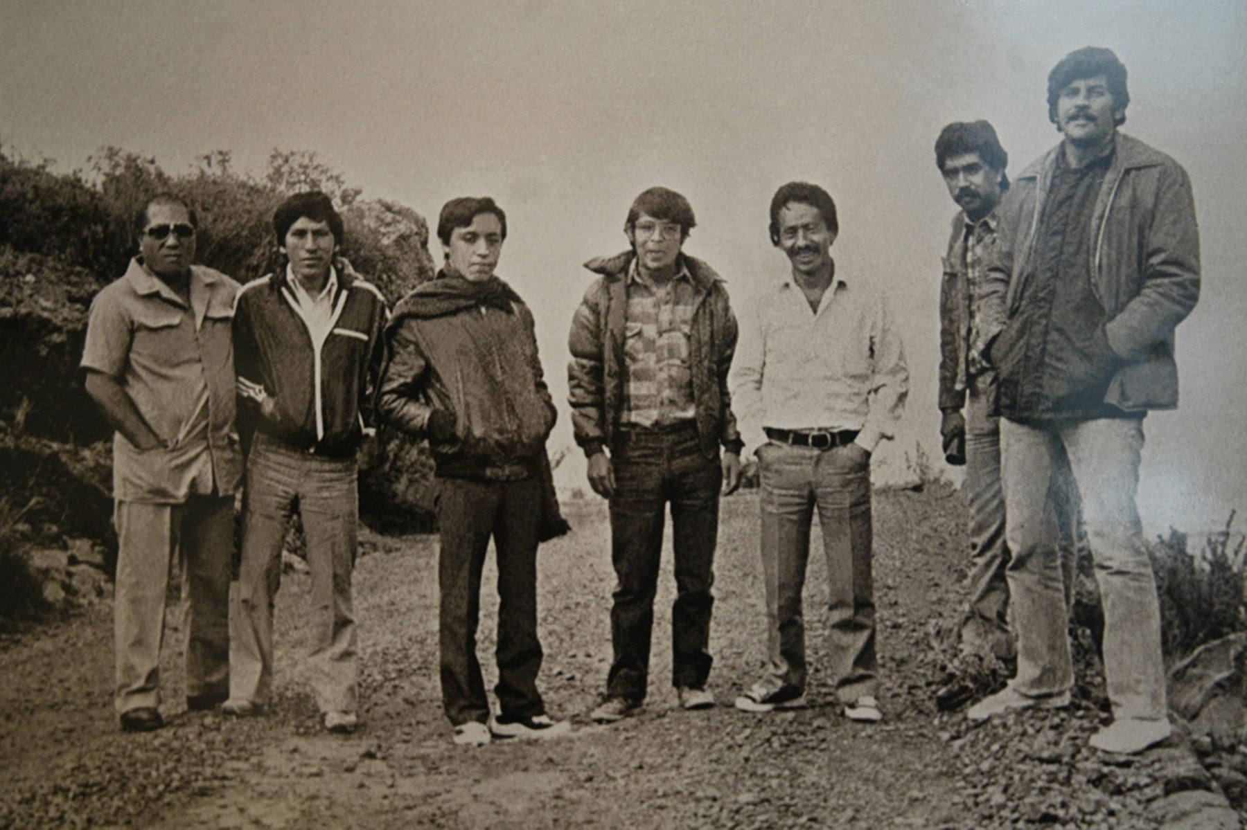 Periodistas victimados en Uchuraccay el 26 de enero de 1983. Foto: ANDINA/archivo.
