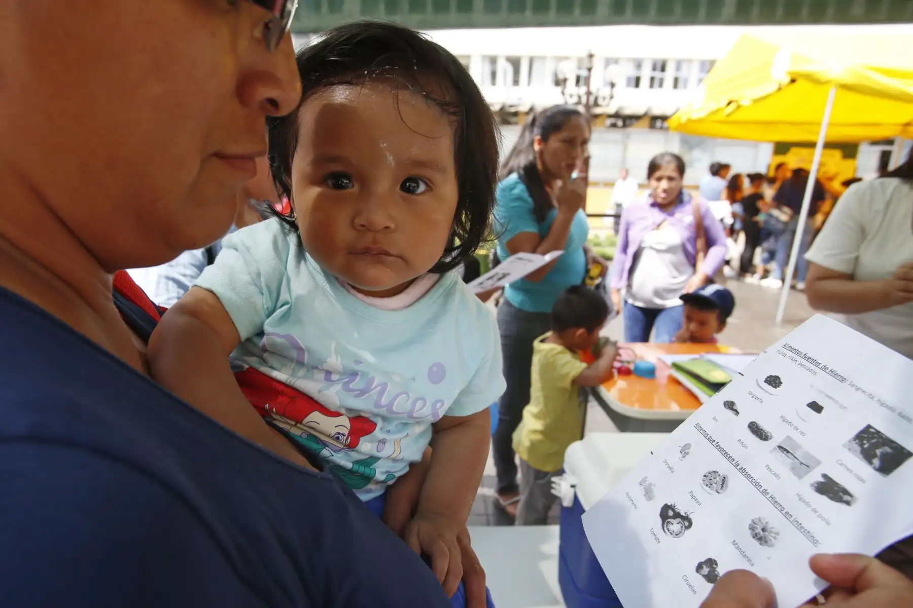 Instituto nacional del Niño sensibiliza a los padres de familia sobre los estilos de vida saludable durante el verano. Foto: ANDINA/Nathalie Sayago