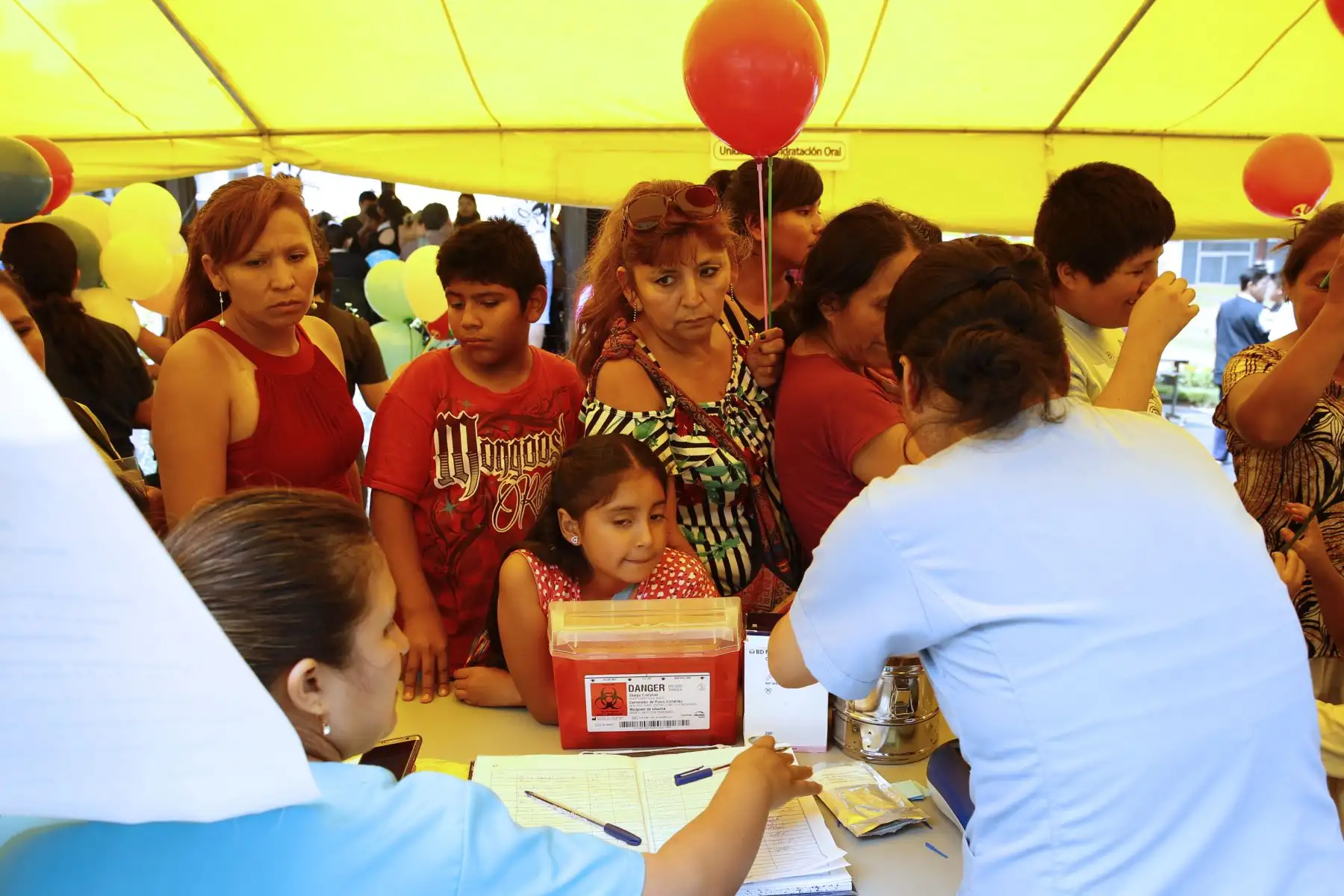 Instituto nacional del Niño sensibiliza a los padres de familia sobre los estilos de vida saludable durante el verano. Foto: ANDINA/Nathalie Sayago