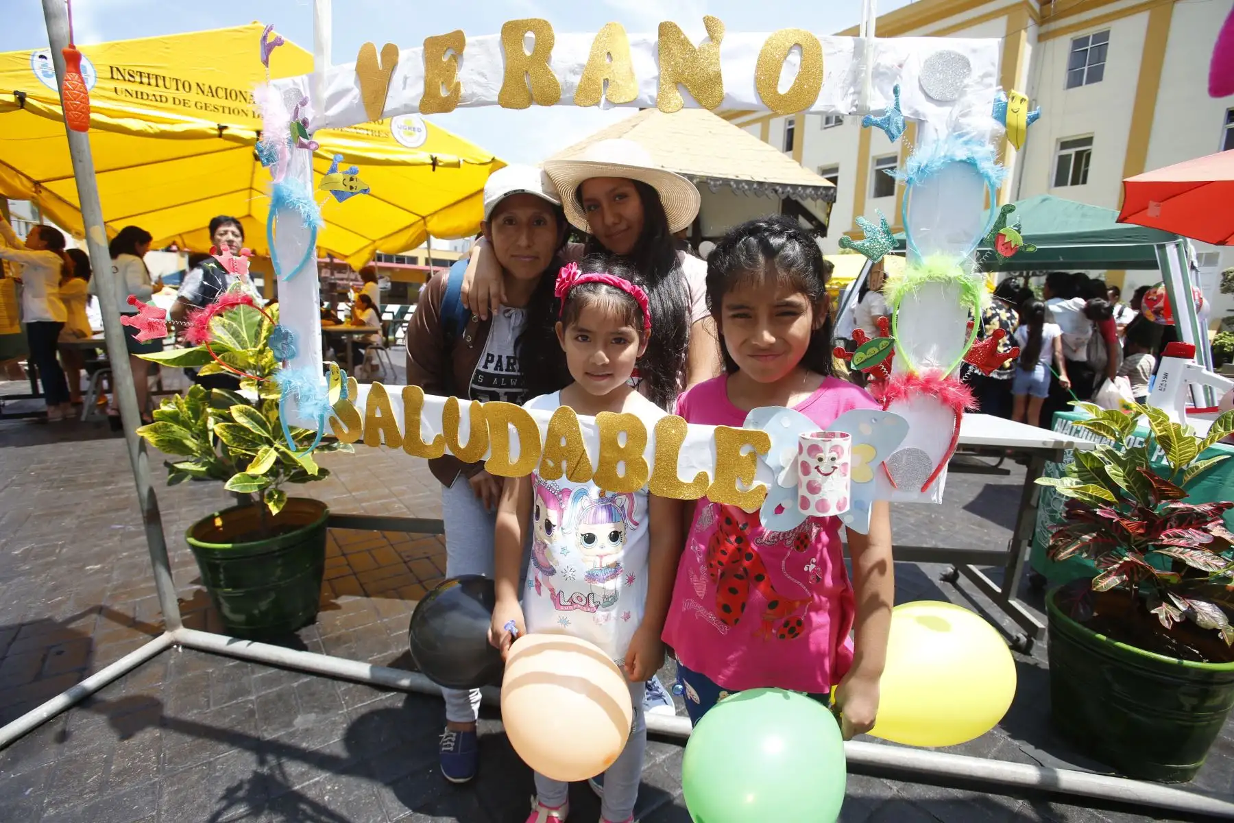 Instituto nacional del Niño sensibiliza a los padres de familia sobre los estilos de vida saludable durante el verano. Foto: ANDINA/Nathalie Sayago