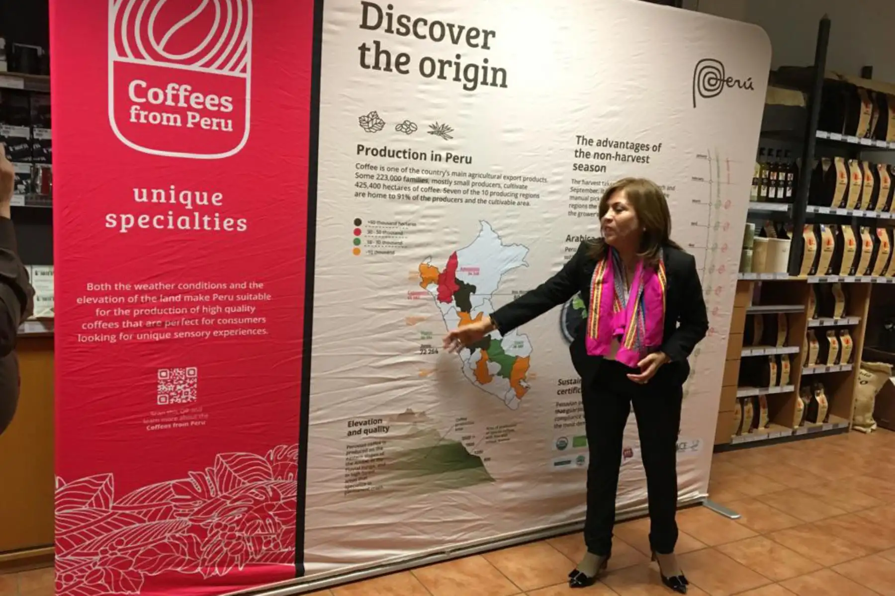Lanzamiento de la marca nacional "Cafès del Perù" en Luxemburgo,mercado de más de 500,000 habitantes con altísimo poder adquisitivo y buen gusto por el Cafè. Foto:ANDINA/Mincetur