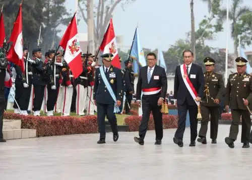 Presidente Martín Vizcarra en ceremonia por los 100 años de origen de la FAP.