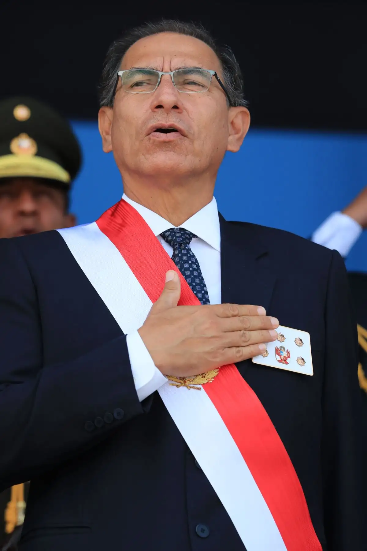 Presidente  Vizcarra participó de la ceremonia central por los 100 años  de la Fuerza Aérea del Perú. Foto: ANDINA/Prensa Presidencia