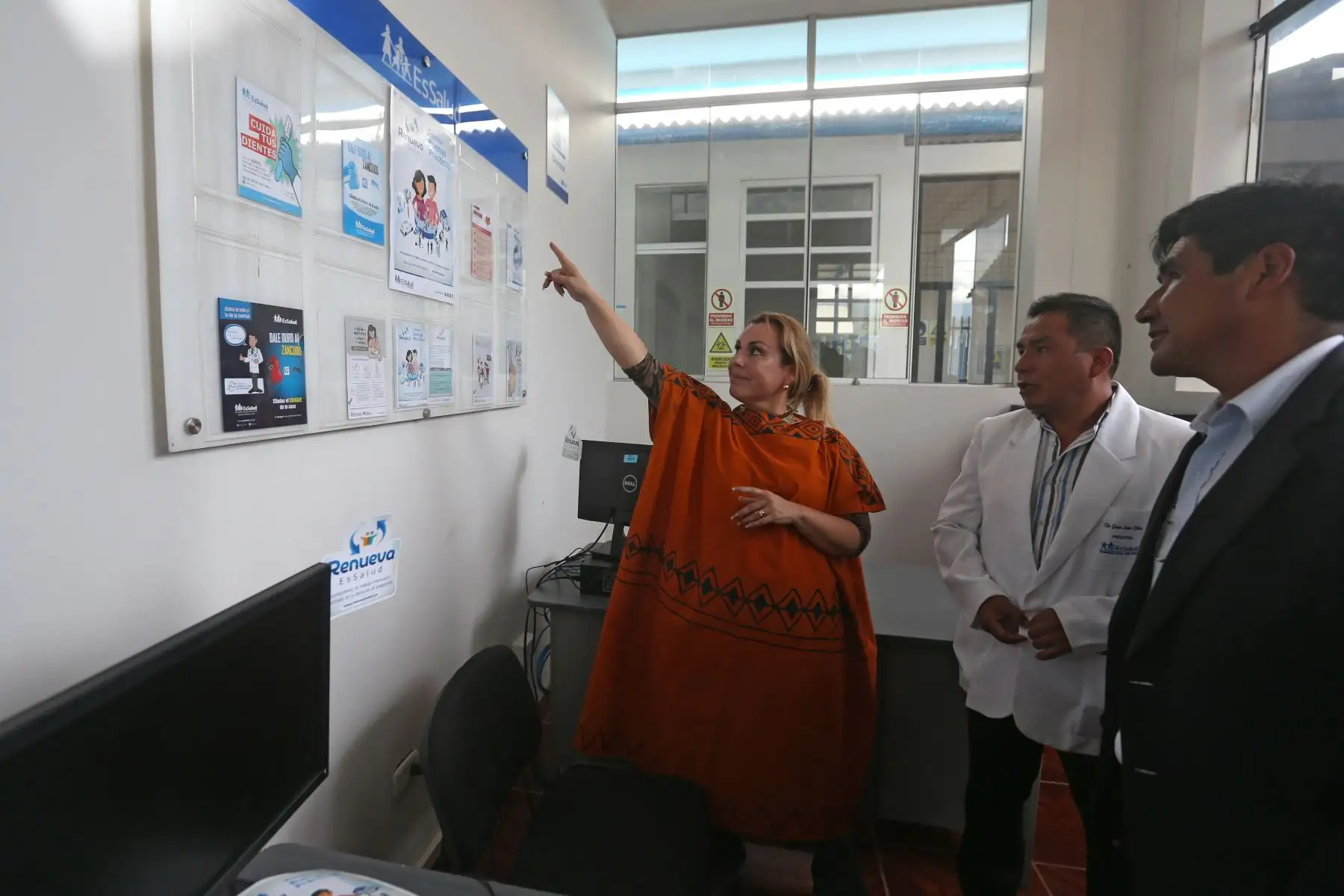 Presidenta ejecutiva de  EsSalud, Fiorella Morinelli, inaugura centro médico en el distrito cusqueño de Pichari (Vraem) Foto: ANDINA/Vidal Tarqui