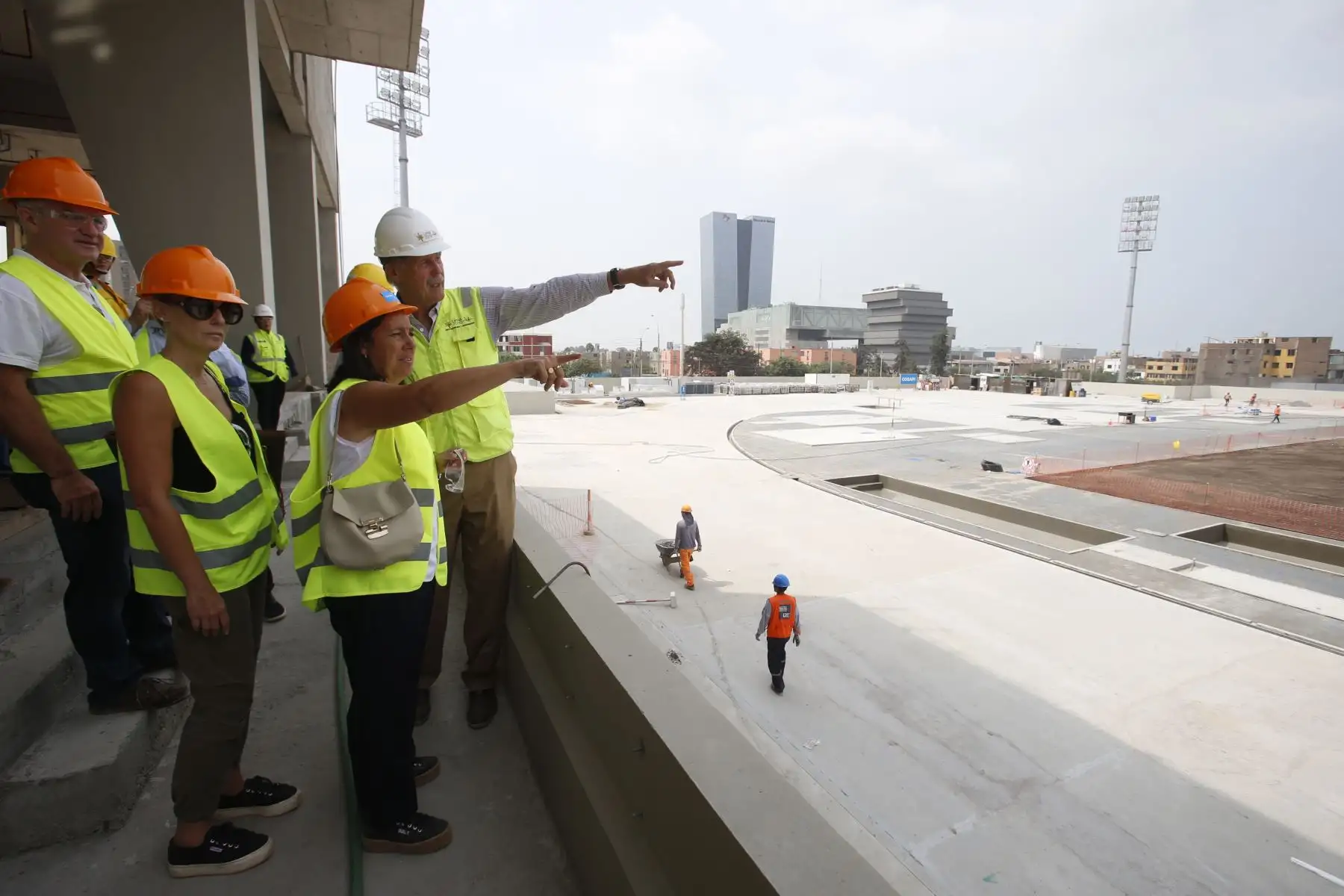 Panamericanos Lima 2019. Visita de los representantes de Panam Sports y de la Ministra del Deporte de Chile a las diferentes sedes donde se realizarán los juegos. Foto: ANDINA/Nathalie Sayago