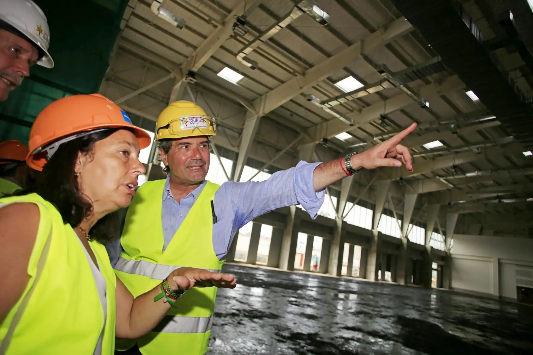 Panamericanos Lima 2019. Presidente de Panam Sports, Neven Ilic Álvarez y la Ministra del Deporte de Chile, Pauline Kantor Pupkin inspeccionan las diferentes sedes donde se realizarán los juegos. Foto: Lima 2019