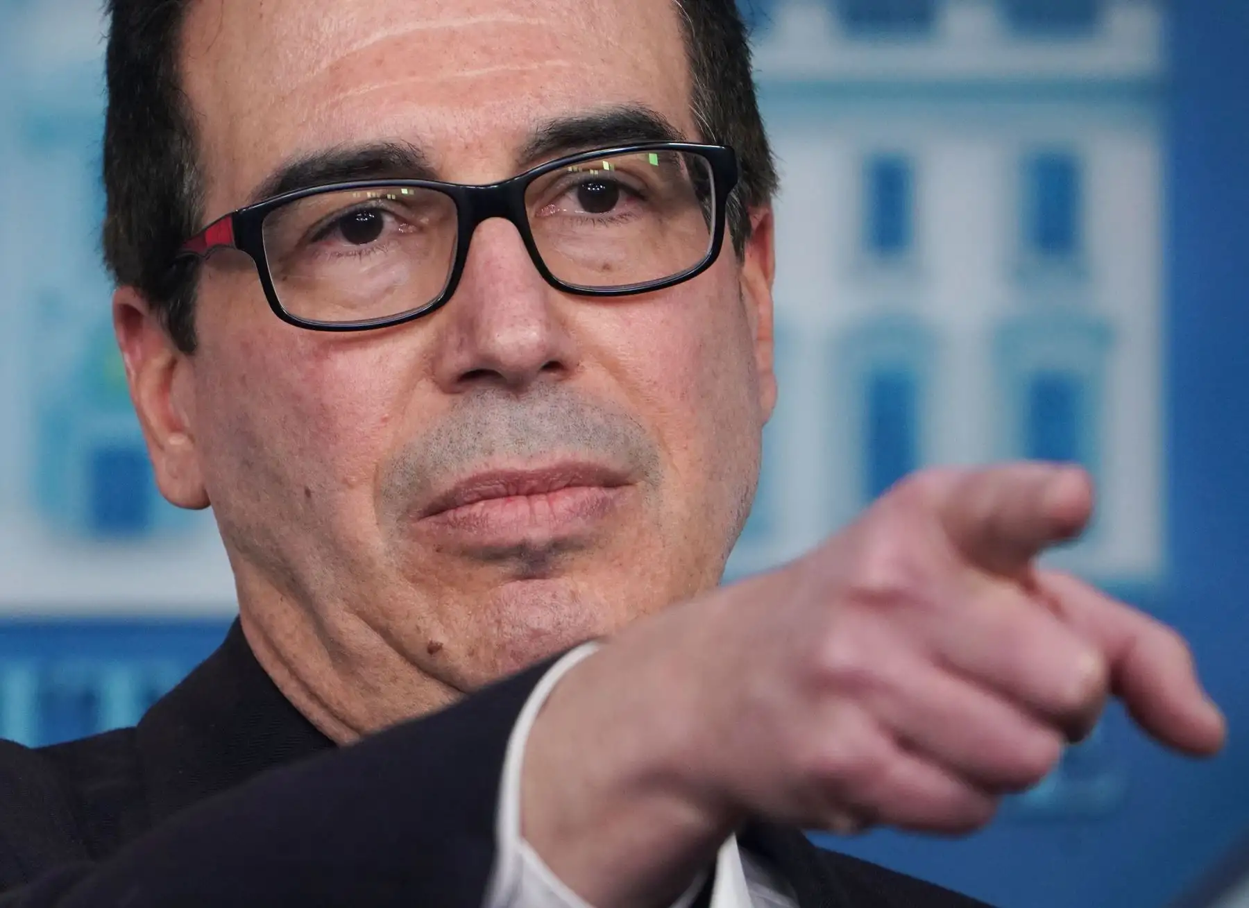 El secretario del Tesoro de EE. UU., Steven Mnuchin. Foto: AFP.