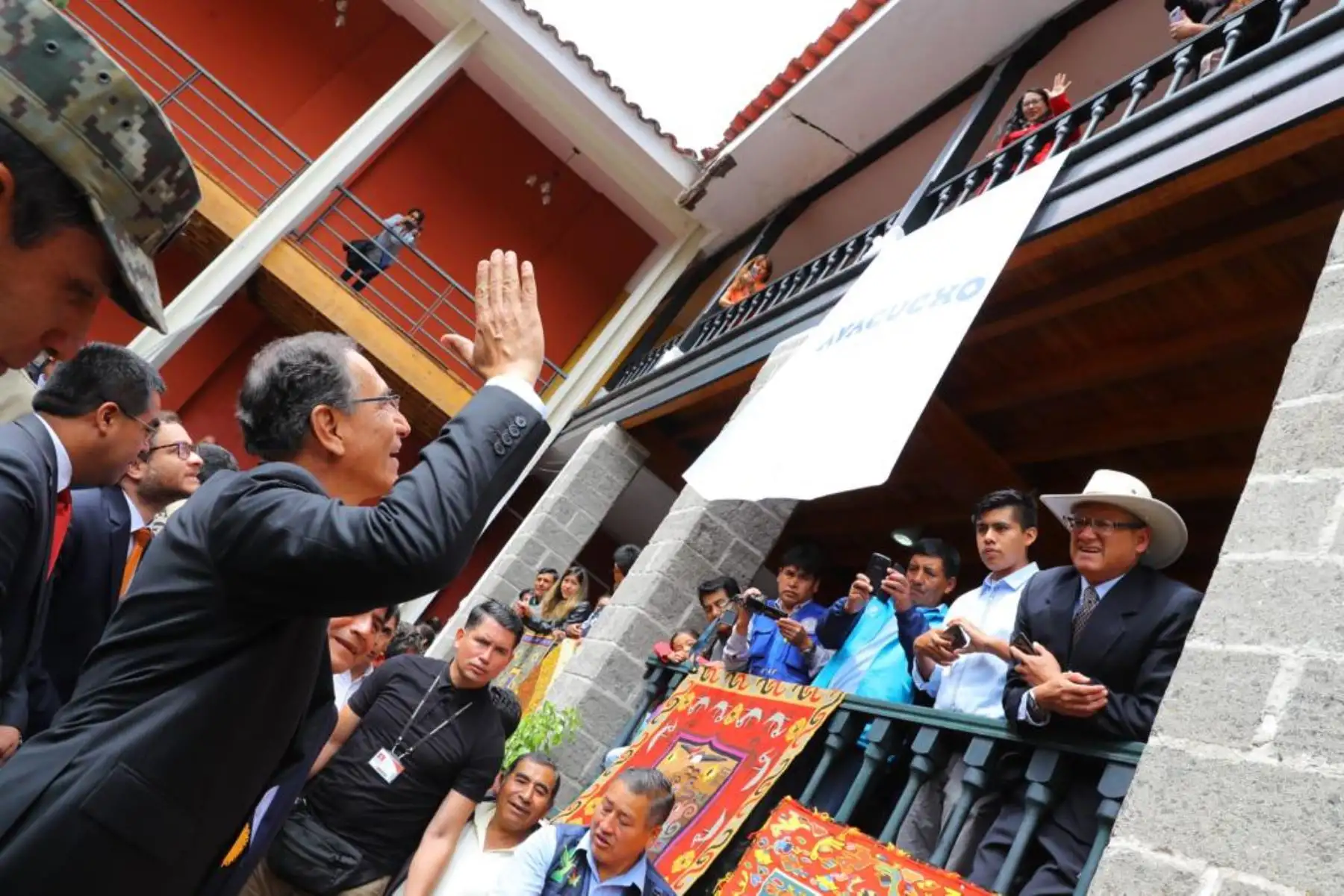 El presidente de la República, Martín Vizcarra, participó en la ceremonia de lanzamiento de la marca Ayacucho. Foto: ANDINA/Prensa Presidencia