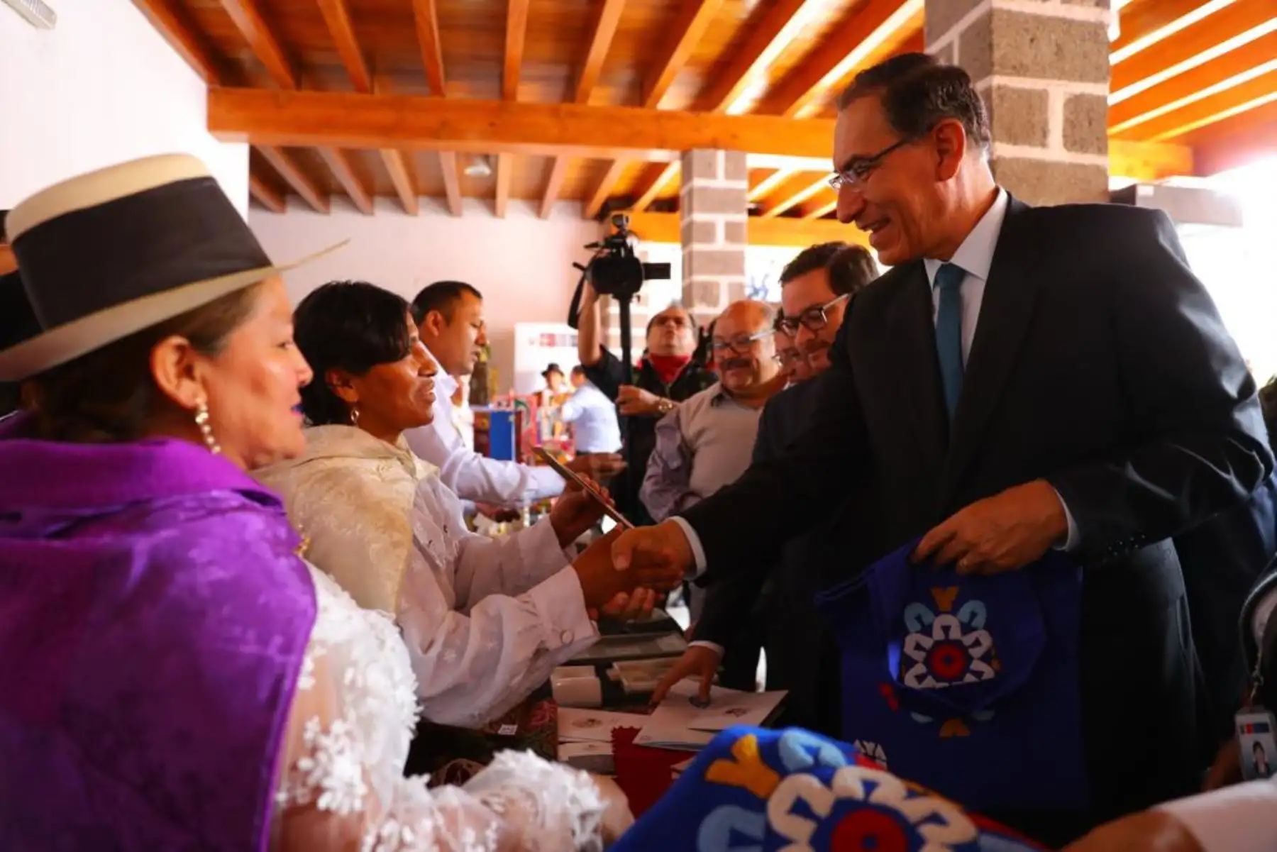 El presidente de la República, Martín Vizcarra, participó en la ceremonia de lanzamiento de la marca Ayacucho. Foto: ANDINA/Prensa Presidencia