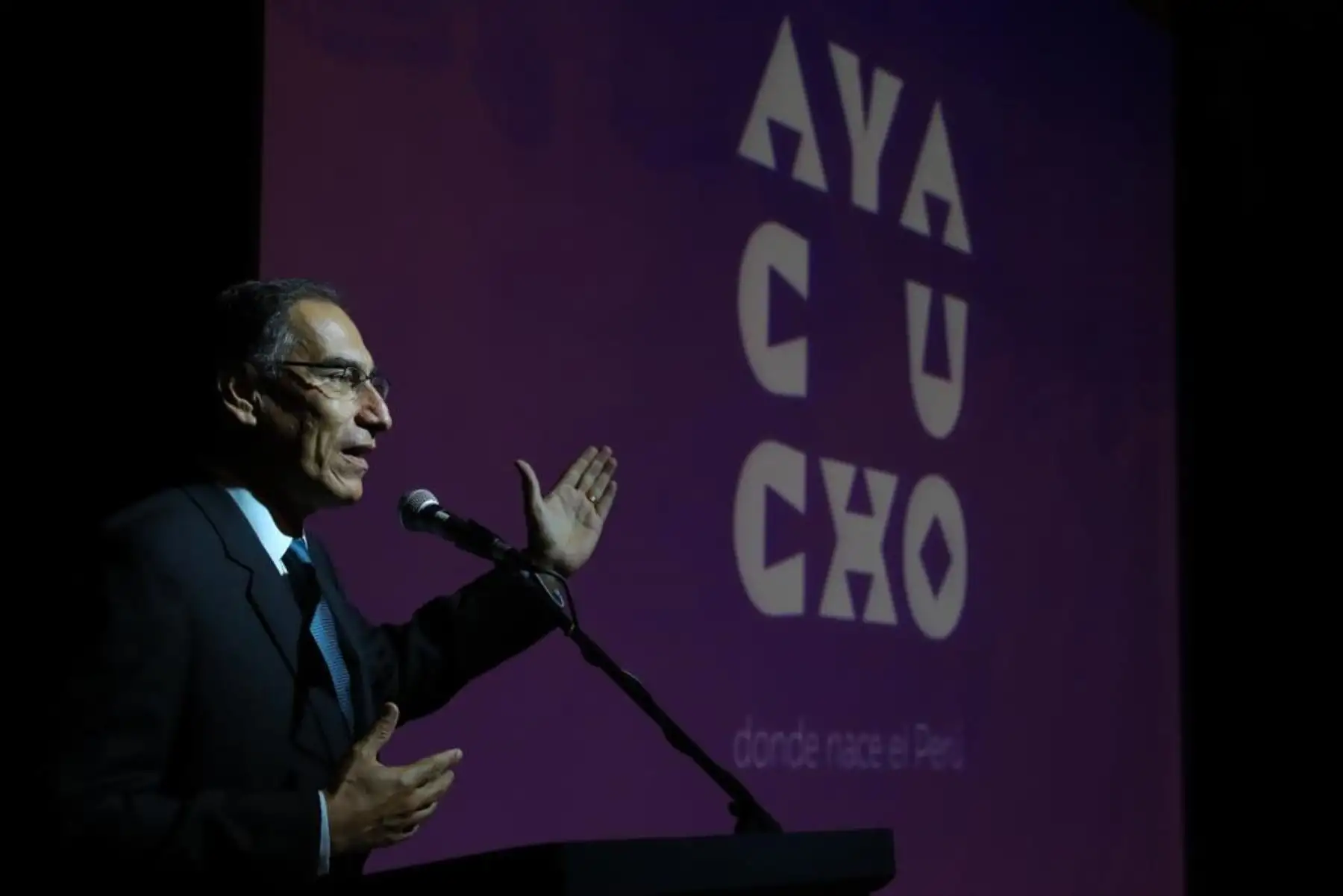 El presidente de la República, Martín Vizcarra, participó en la ceremonia de lanzamiento de la marca Ayacucho. Foto: ANDINA/Prensa Presidencia