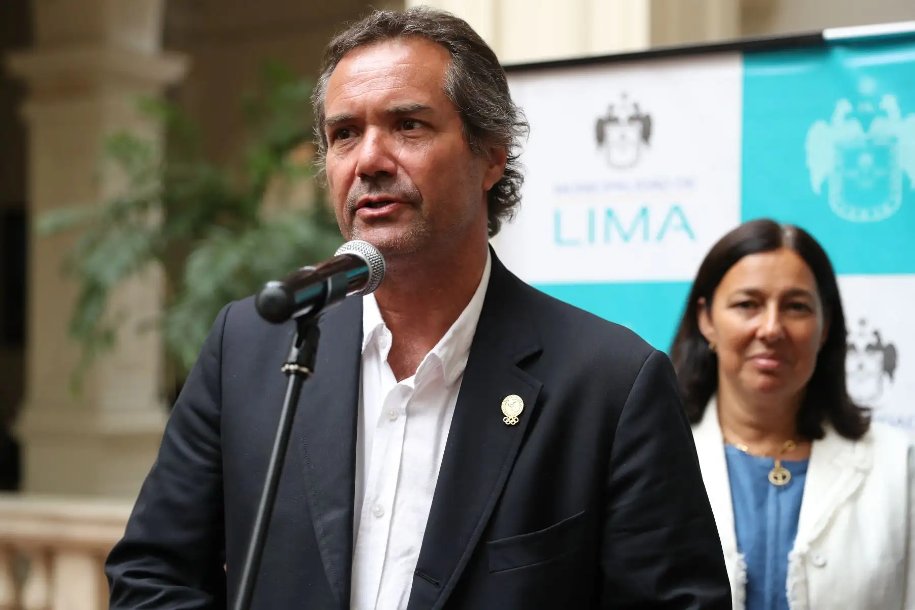 El Alcalde de Lima Jorge Muñoz se reunió con la ministra del Deporte de Chile, Pauline Kantor y el presidente de la Organización Deportiva Panamericana (PANAMSPORTS)

Foto: ANDINA/Juan Carlos Guzmán Negrini.