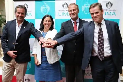 29/01/2019   El Alcalde de Lima Jorge Muñoz se reunió con la ministra del Deporte de Chile, Pauline Kantor y el presidente de la Organización Deportiva Panamericana (PANAMSPORTS) Foto: ANDINA/Juan Carlos Guzmán Negrini