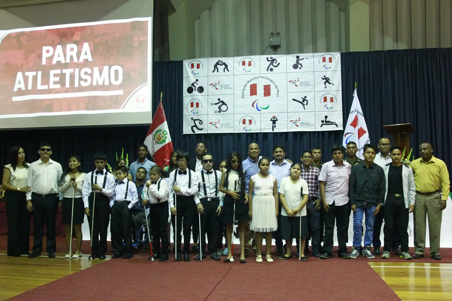Asociación Nacional Paraolímpica del Perú realizó la ceremonia de Premiación  a deportistas destacados a nivel nacional. Foto: ANDINA/Eddy Ramos