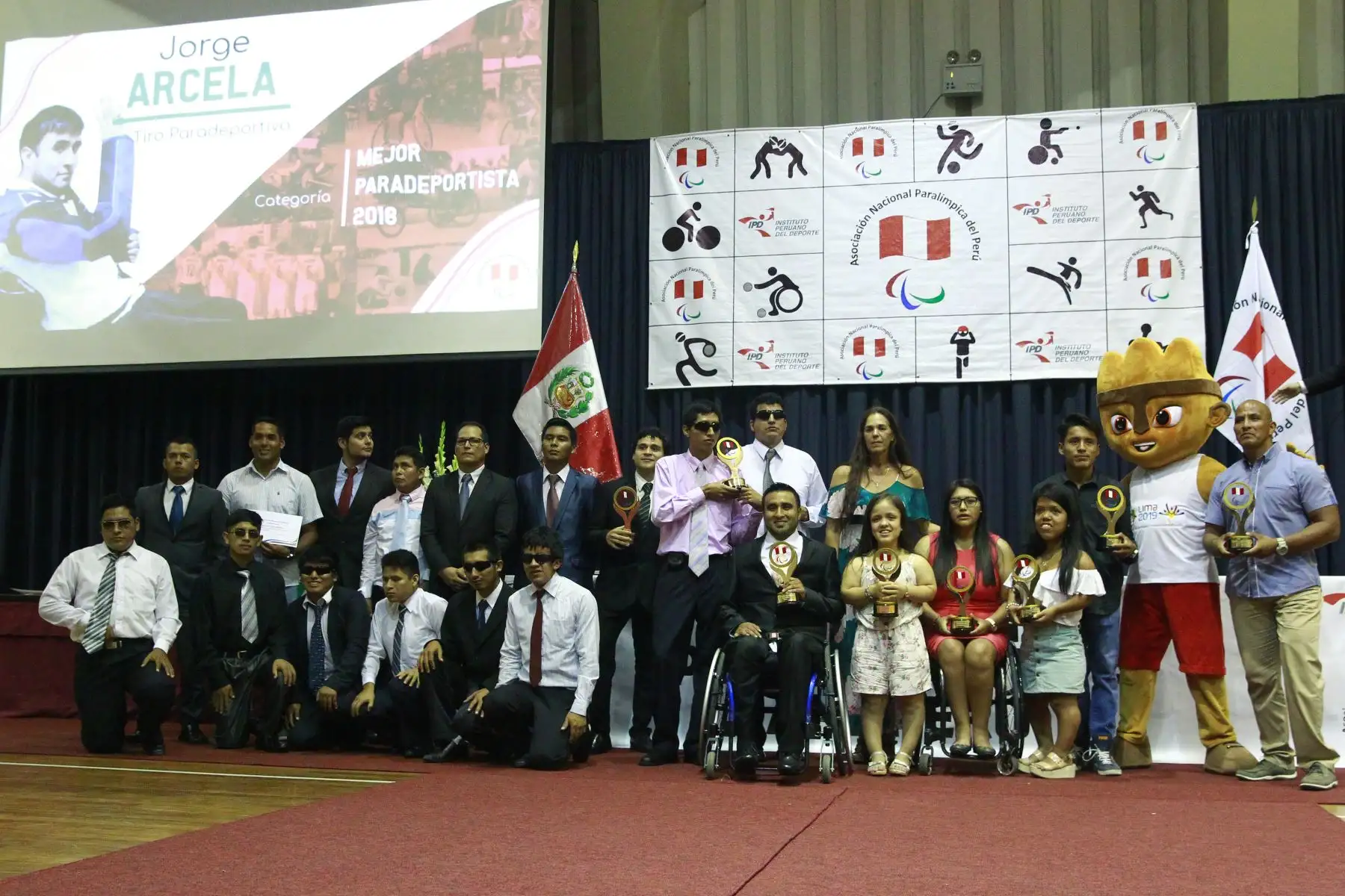 Asociación Nacional Paraolímpica del Perú realizó la ceremonia de Premiación  a deportistas destacados a nivel nacional. Foto: ANDINA/Eddy Ramos